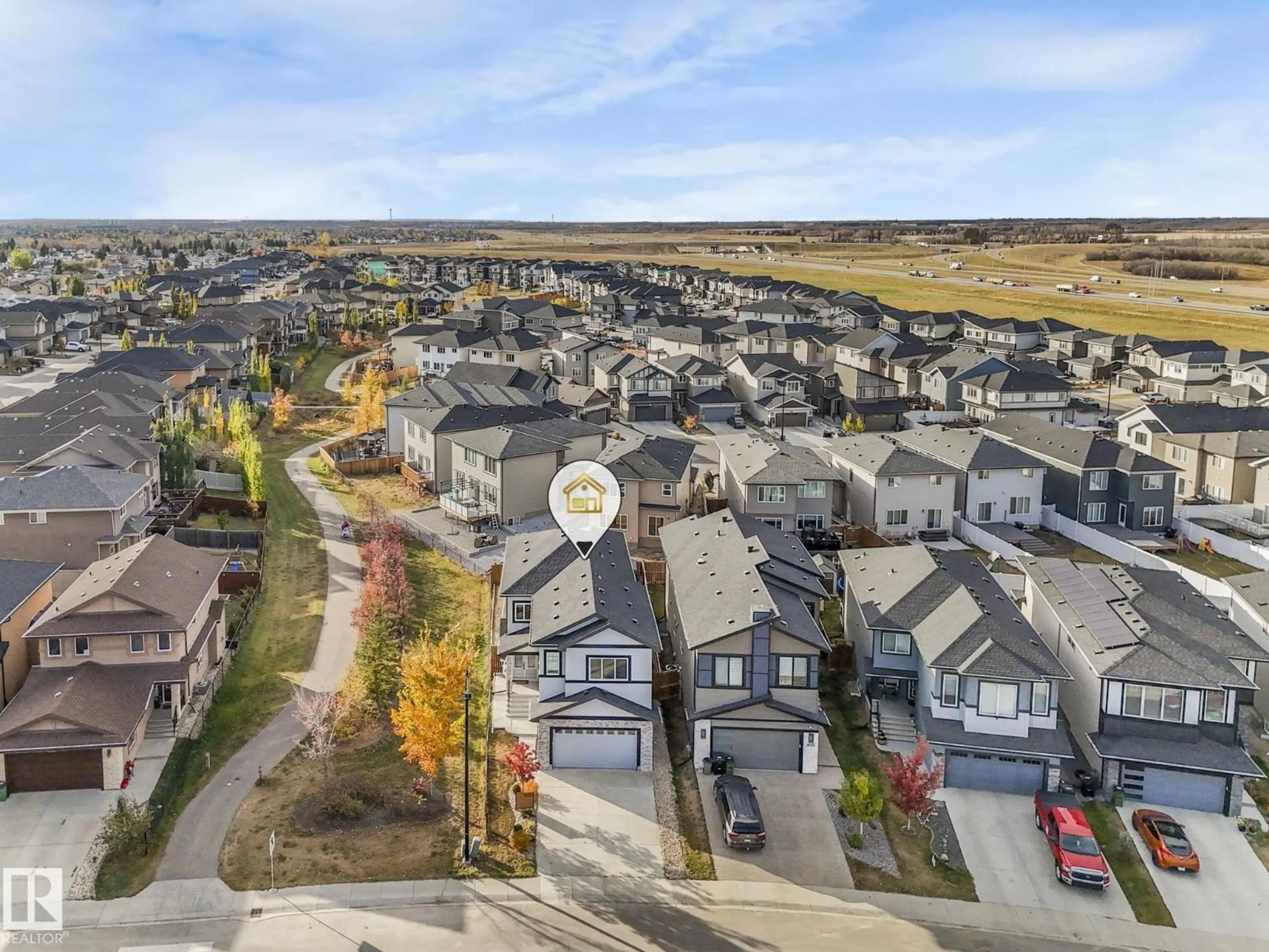 A pic from outside/outdoor area/front of a property/back of a property/a pic from drone, unknown for 18120 89 ST, Edmonton Alberta T5Z0S8