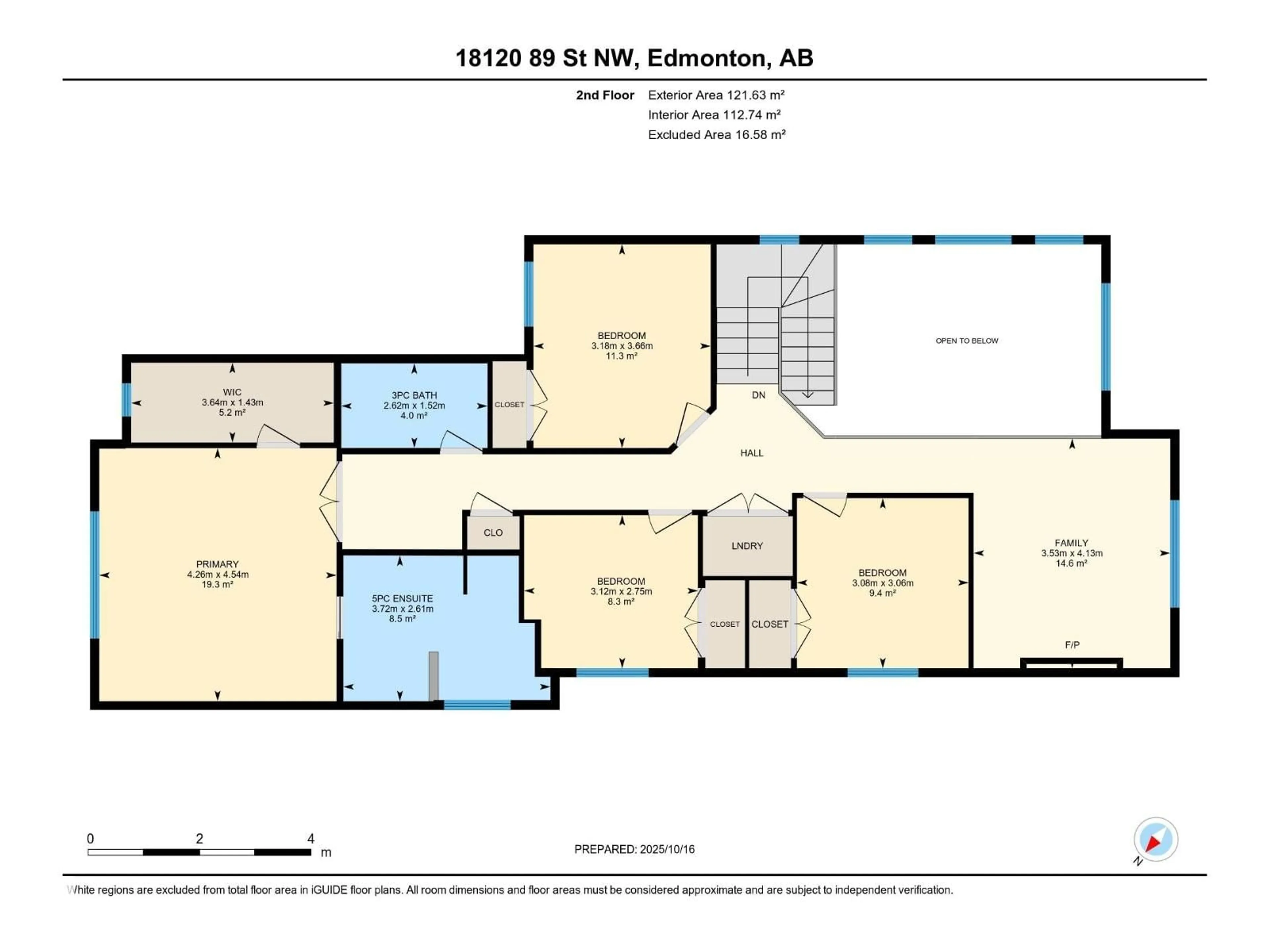 Floor plan for 18120 89 ST, Edmonton Alberta T5Z0S8
