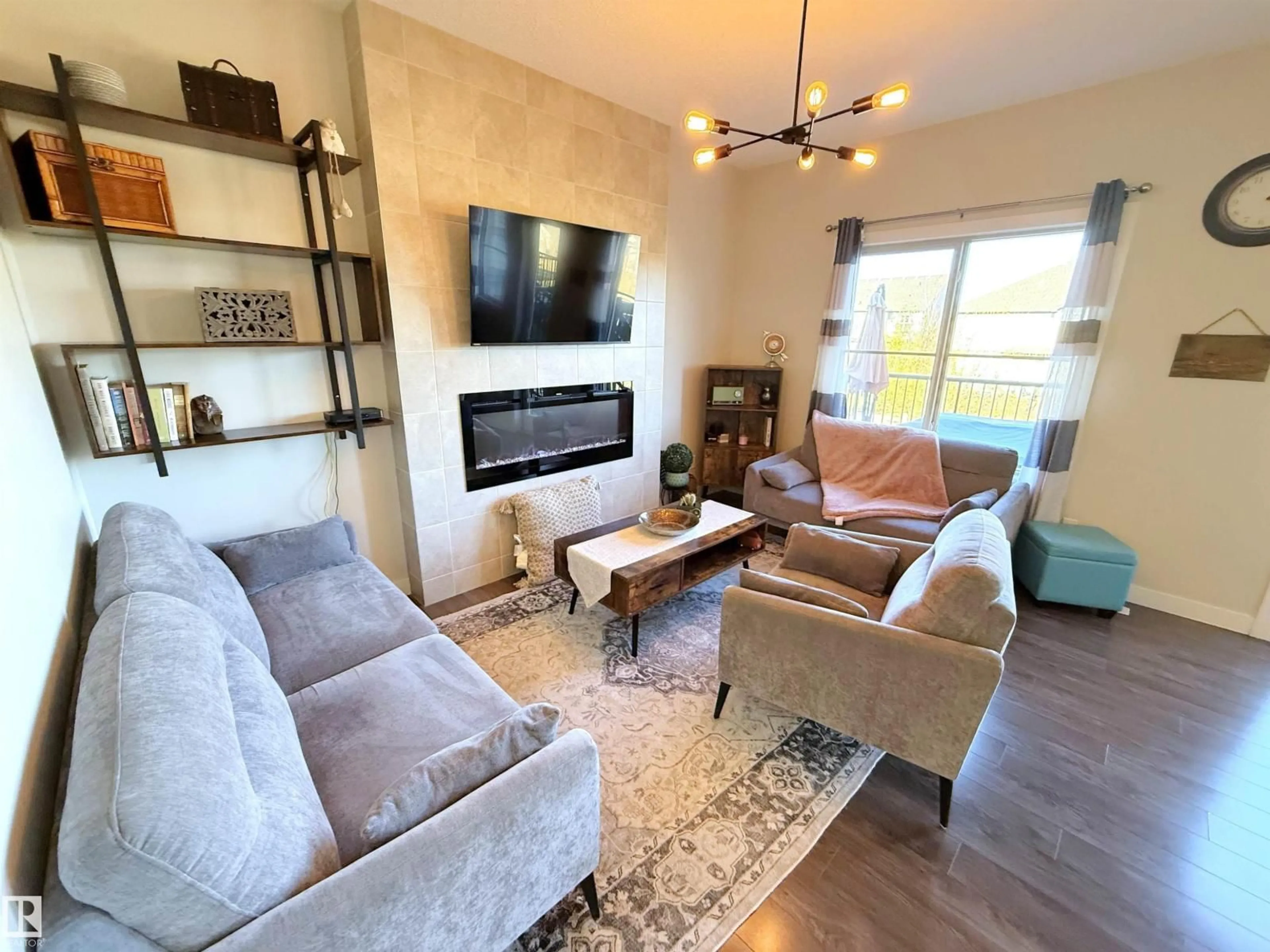 Living room with furniture, unknown for 98 GREENBURY CL, Spruce Grove Alberta T7X0L7