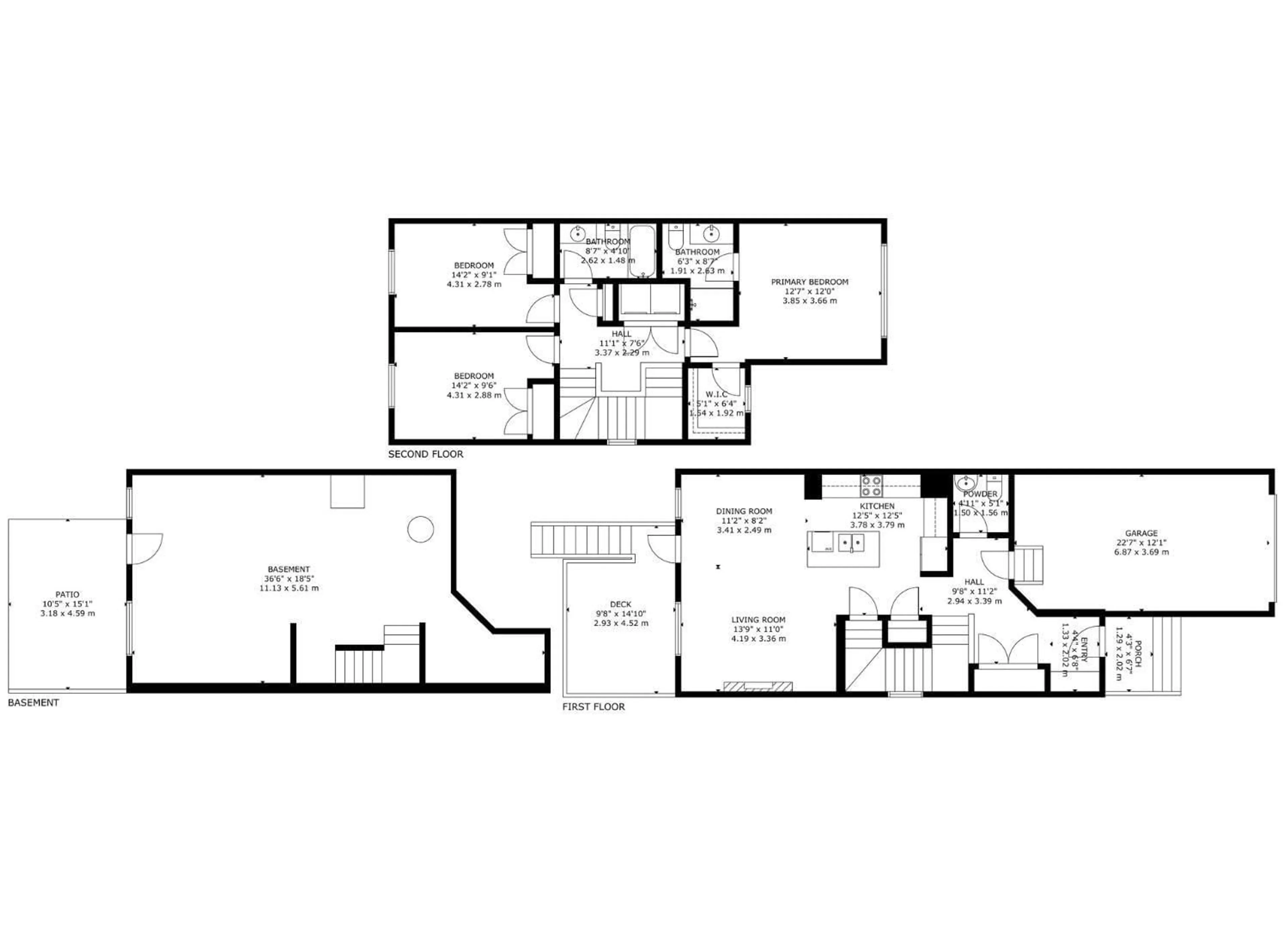 Floor plan for 98 GREENBURY CL, Spruce Grove Alberta T7X0L7