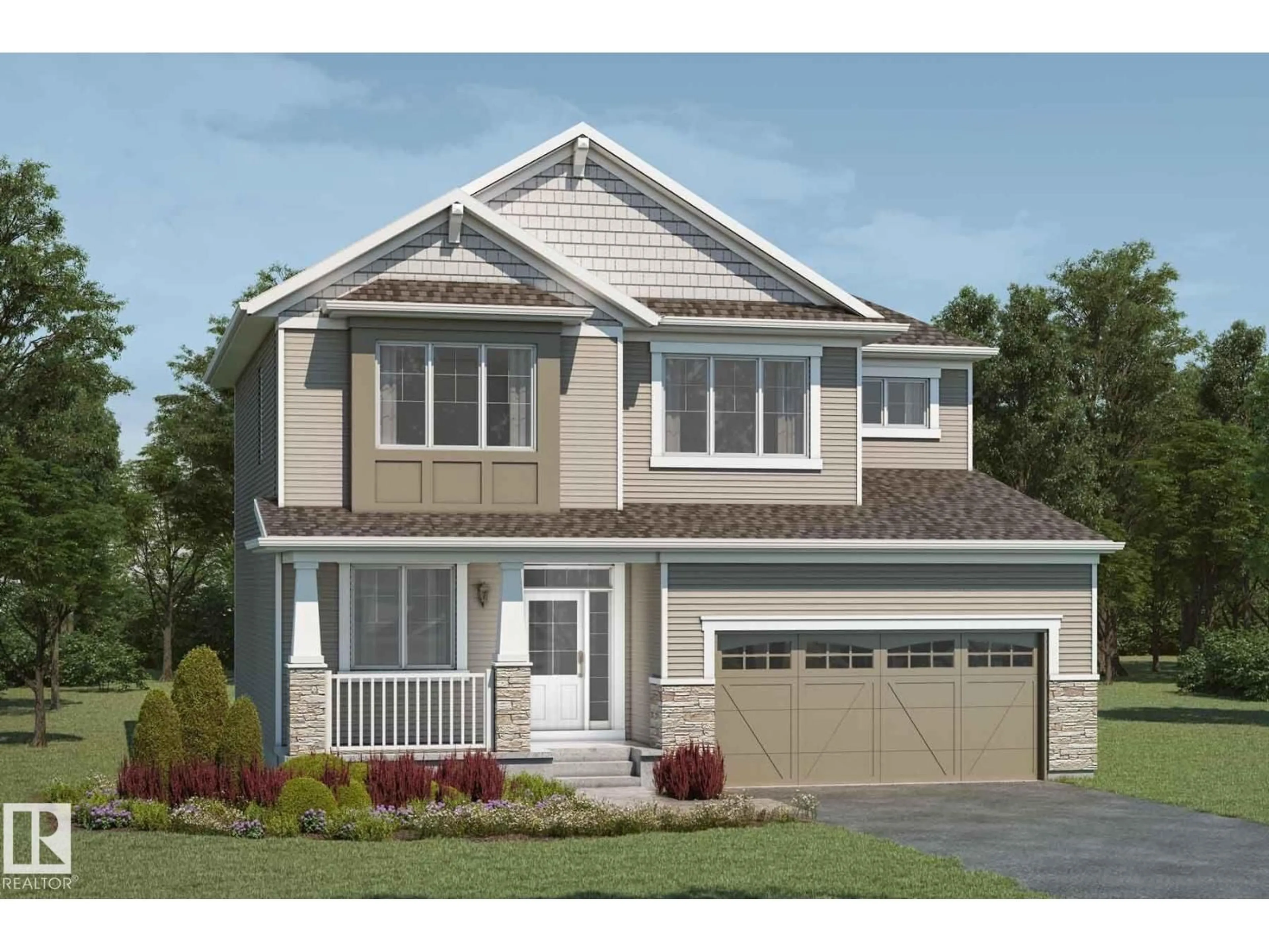 Home with vinyl exterior material, street for NW - 2027 209 ST, Edmonton Alberta T6M2P5