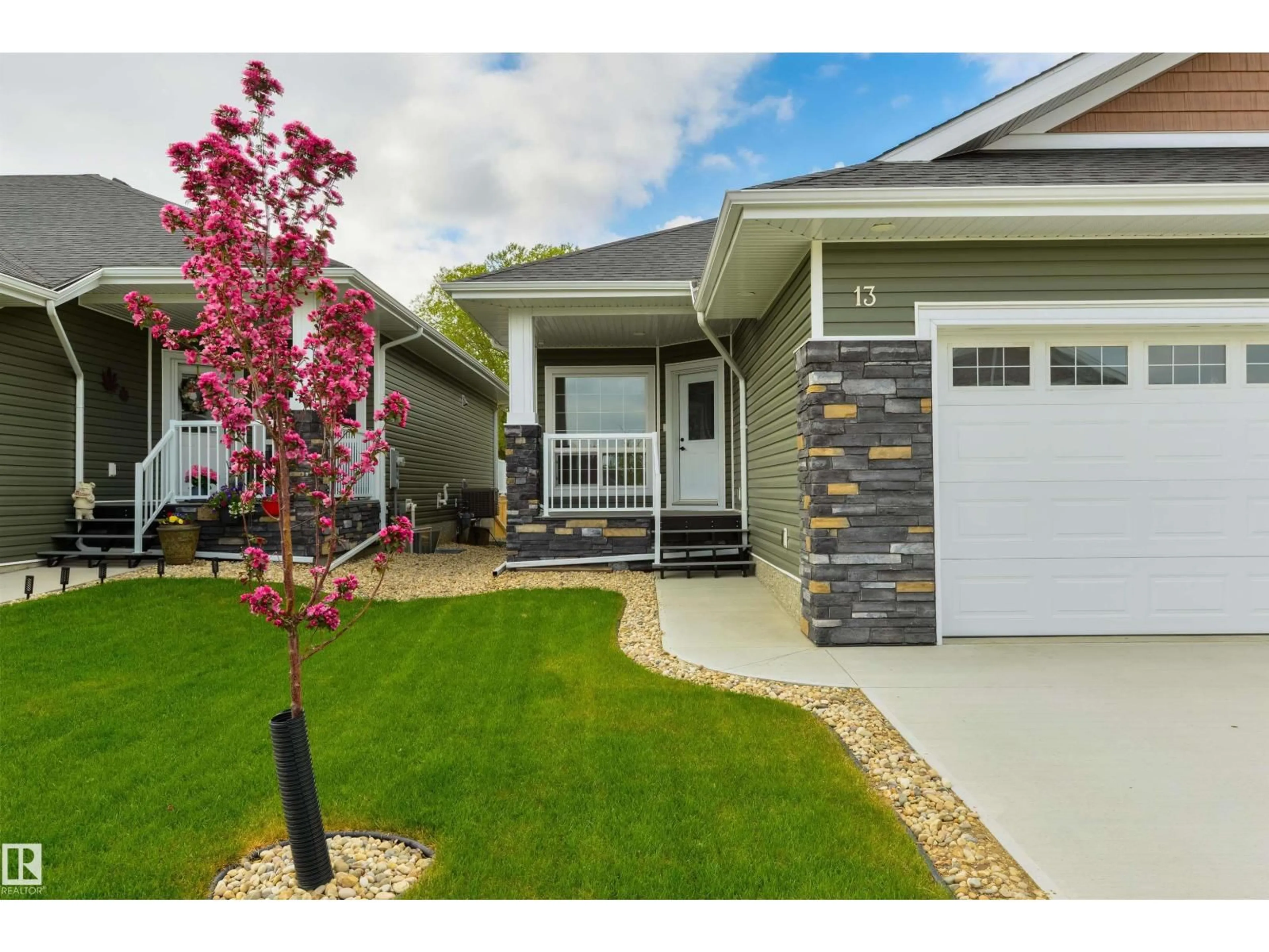 Home with vinyl exterior material, street for #13 - 1005 CALAHOO RD, Spruce Grove Alberta T7X2T7