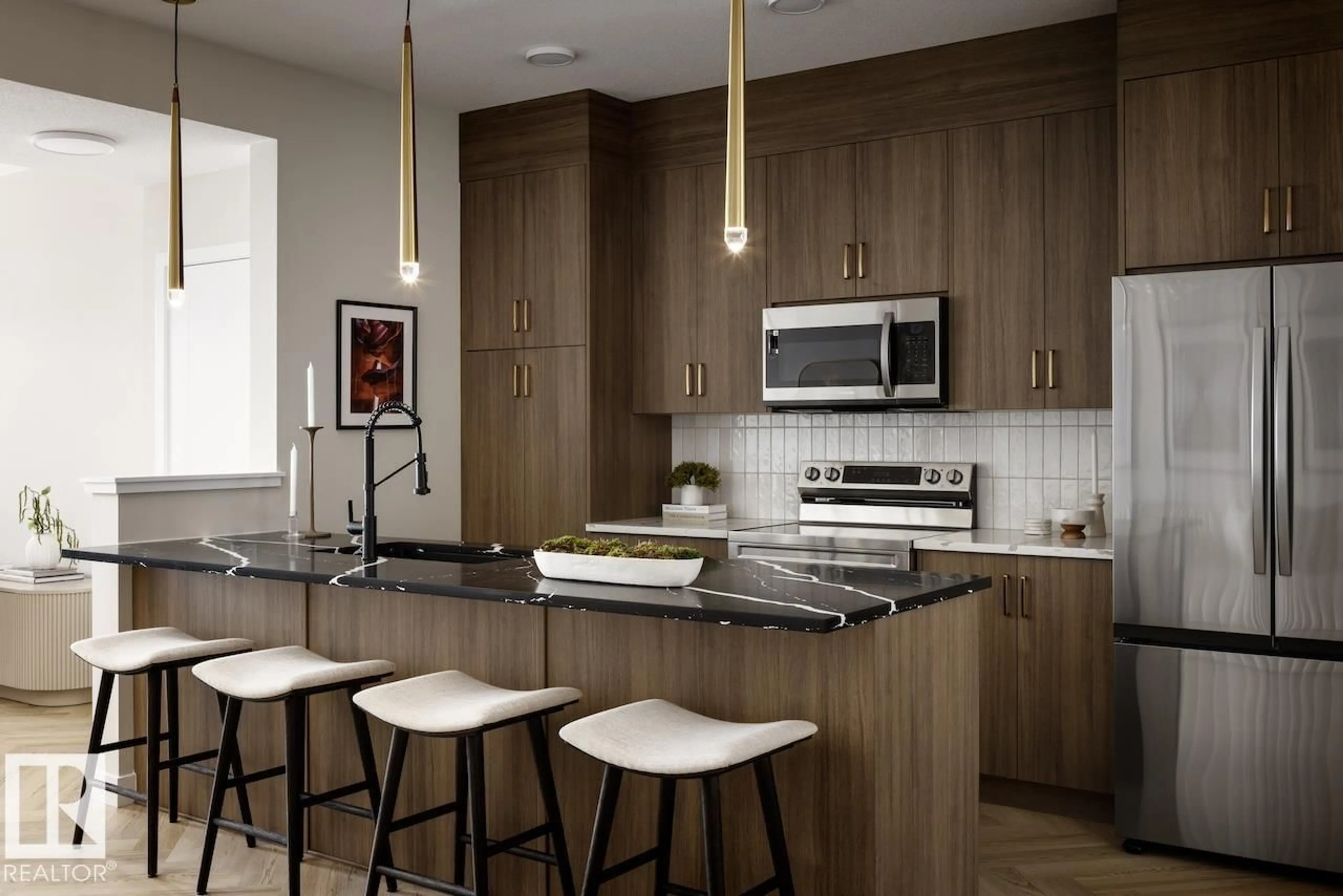 Contemporary kitchen, unknown for 657 CAMBRIAN BV, Sherwood Park Alberta T0B0B0