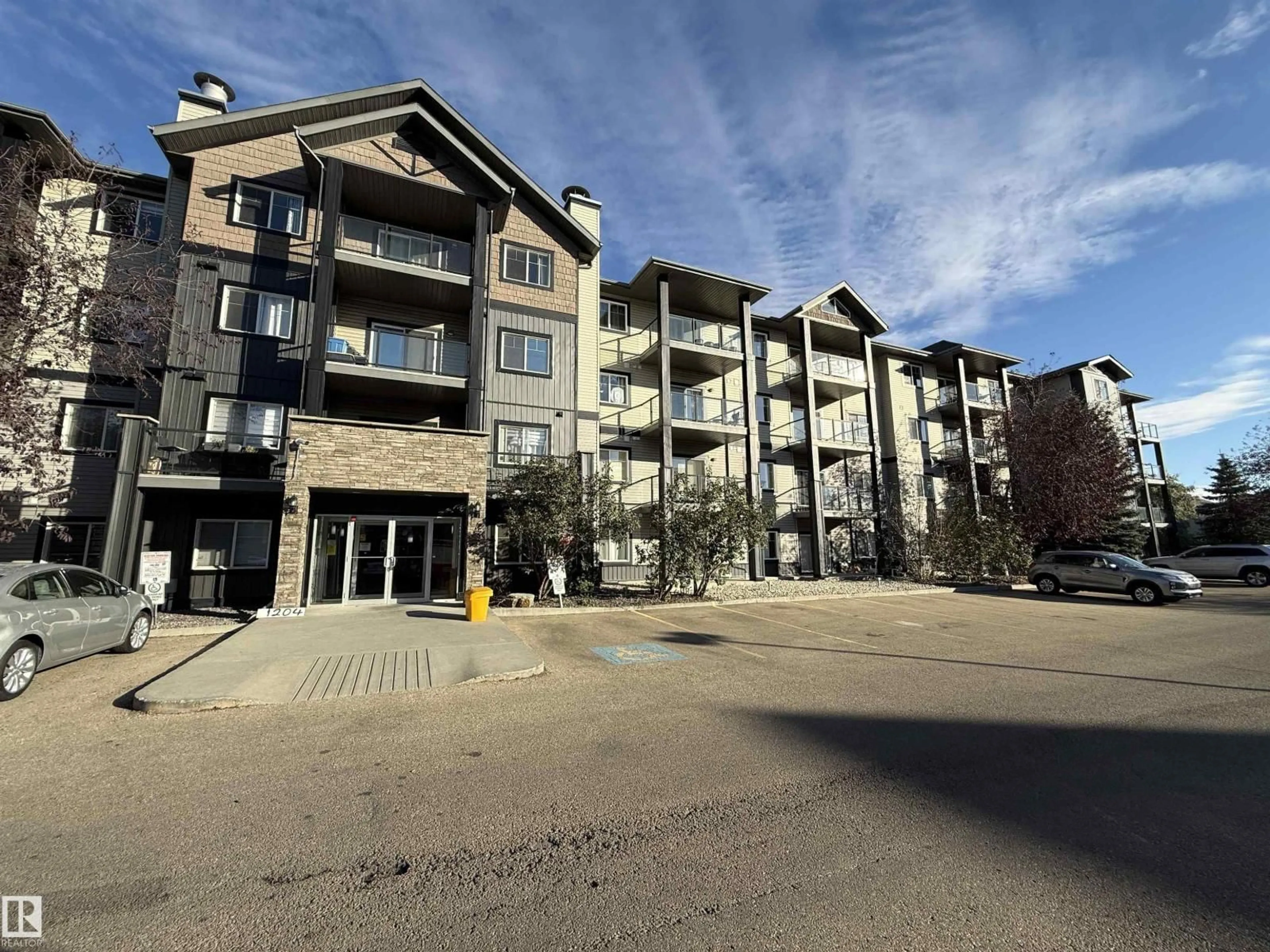 A pic from outside/outdoor area/front of a property/back of a property/a pic from drone, unknown for 415 - 1204 156 ST, Edmonton Alberta T6R0R6