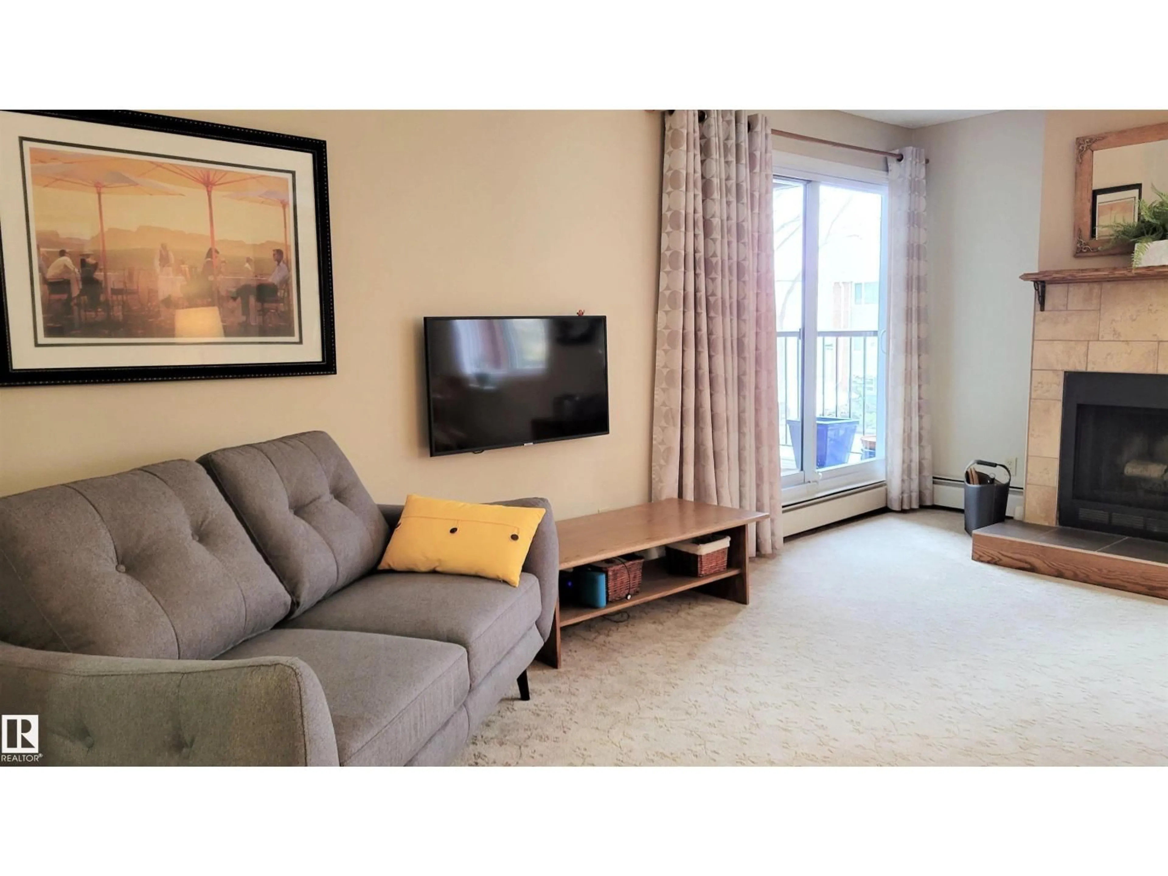 Living room with furniture, unknown for #206 - 10826 113 ST, Edmonton Alberta T5H3J2