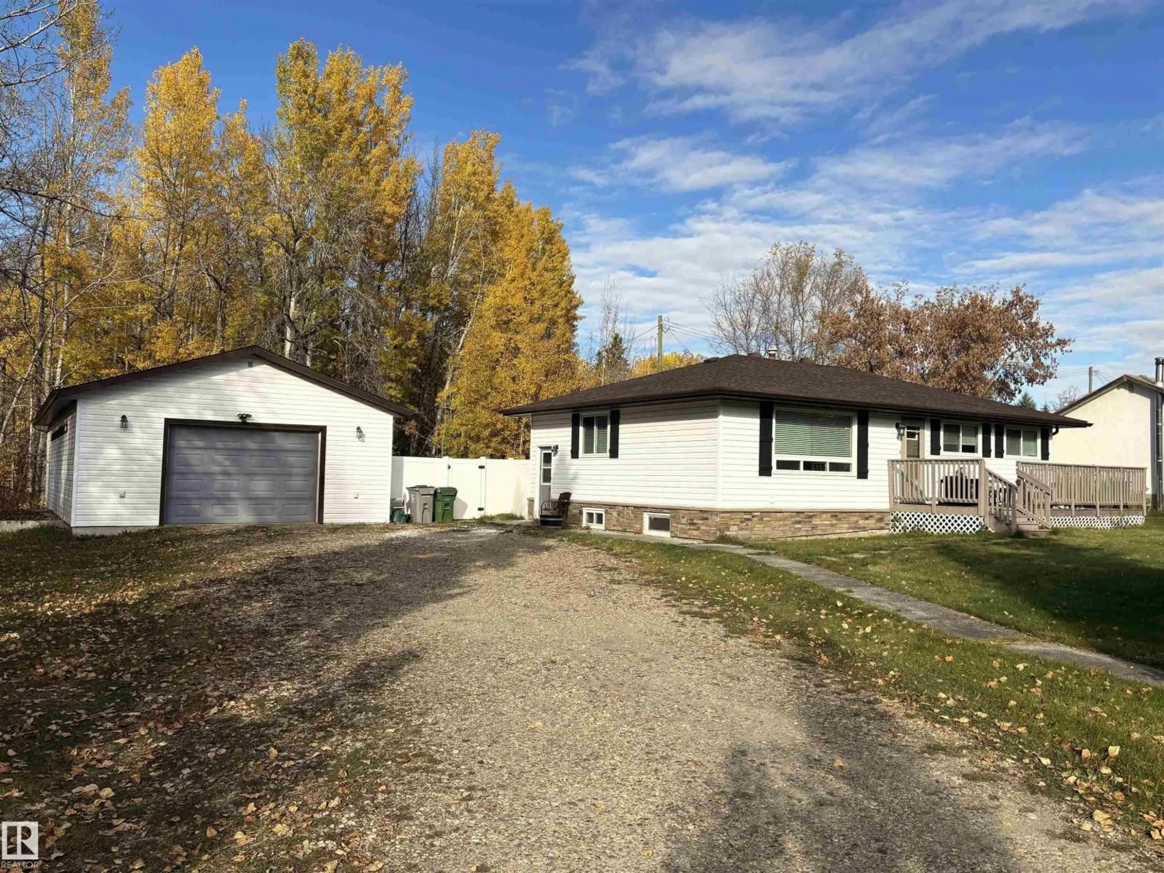 A pic from outside/outdoor area/front of a property/back of a property/a pic from drone, street for 5036 53 AVE, Breton Alberta T0C0P0