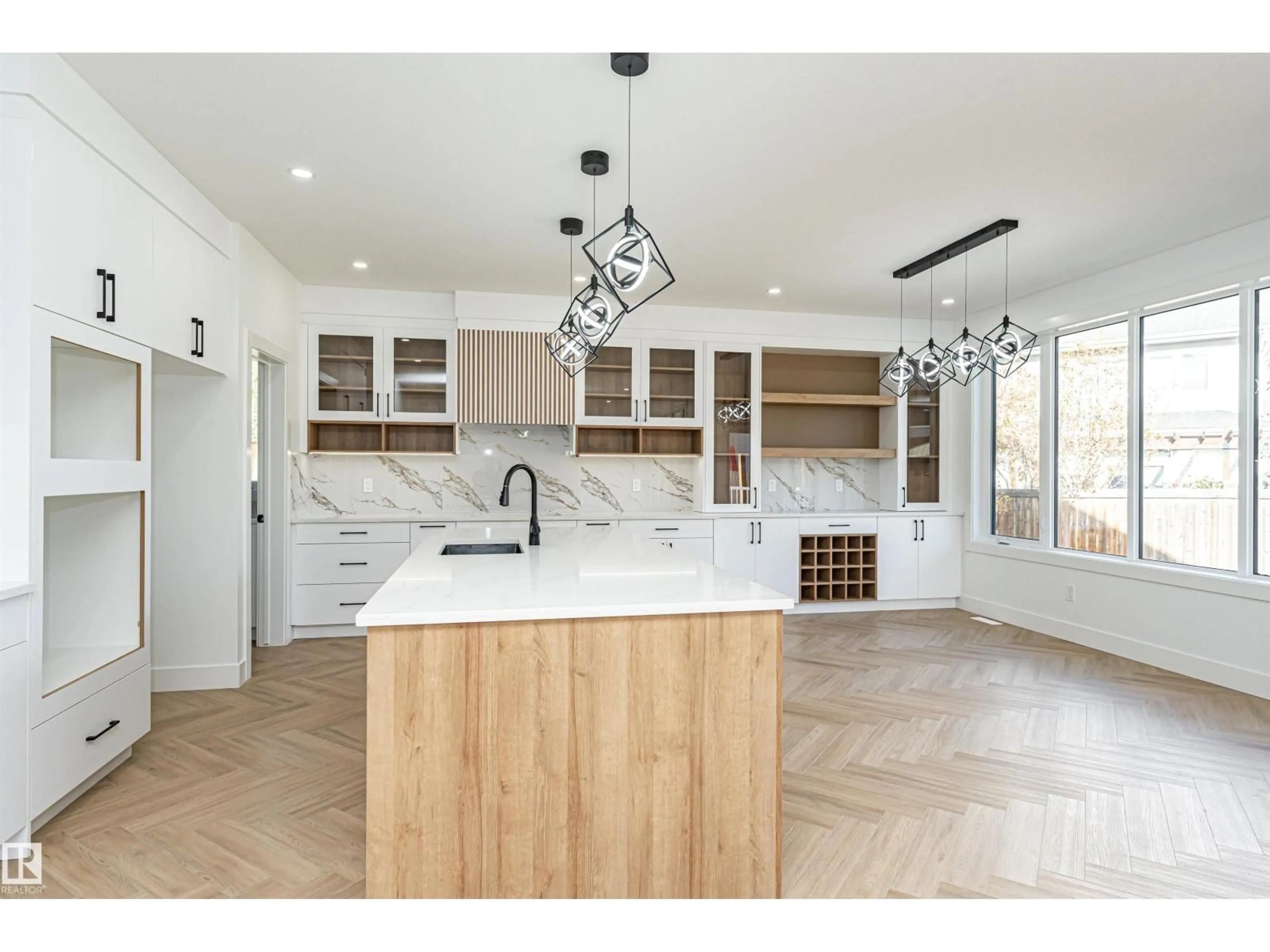Open concept kitchen, ceramic/tile floor for 3221 PELERIN CR, Beaumont Alberta T4X2Z1