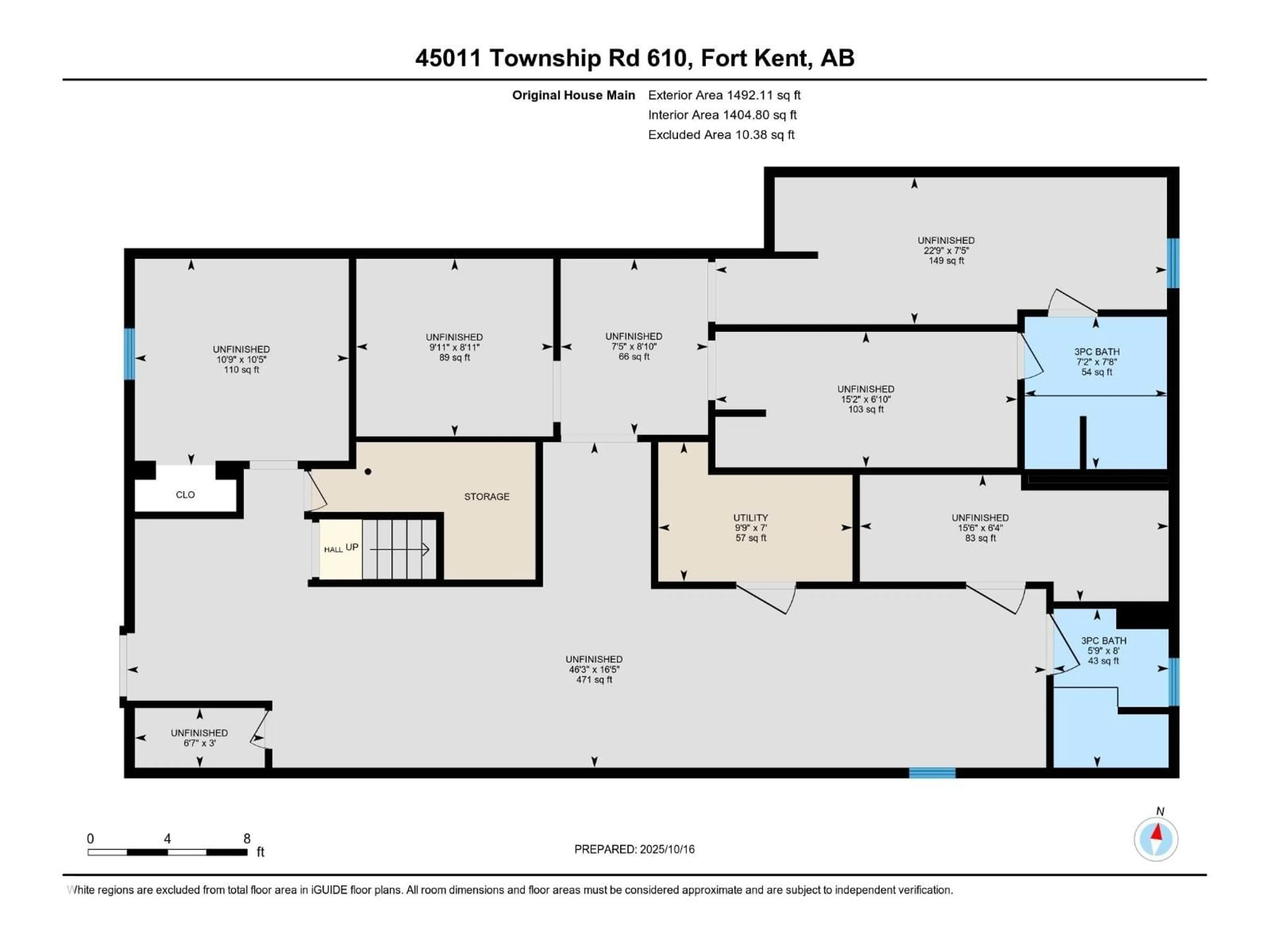 Floor plan for 45011 TWP RD 610, Rural Bonnyville M.D. Alberta T9N2H6