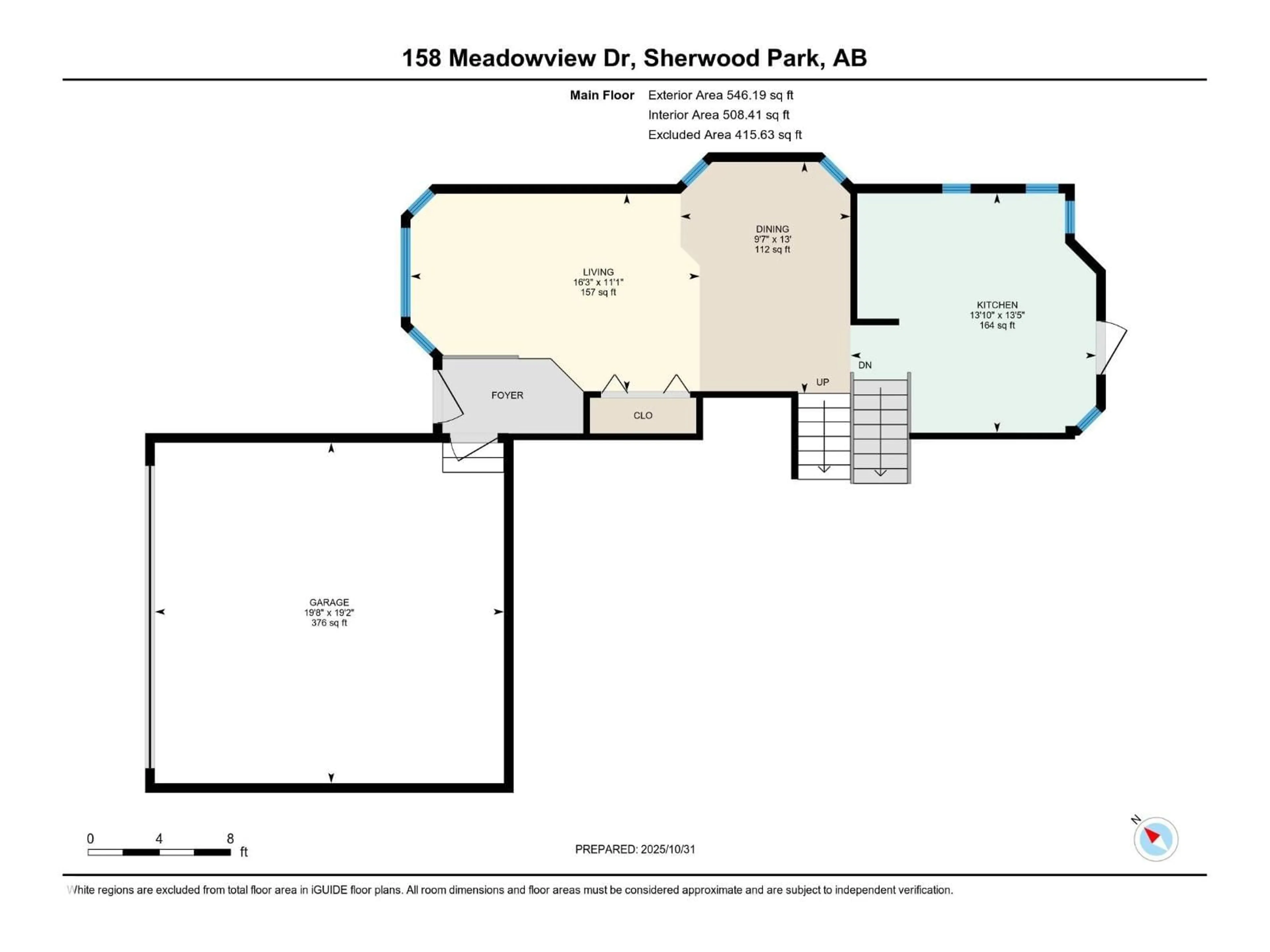 Floor plan for 158 MEADOWVIEW DR, Sherwood Park Alberta T8H1P8