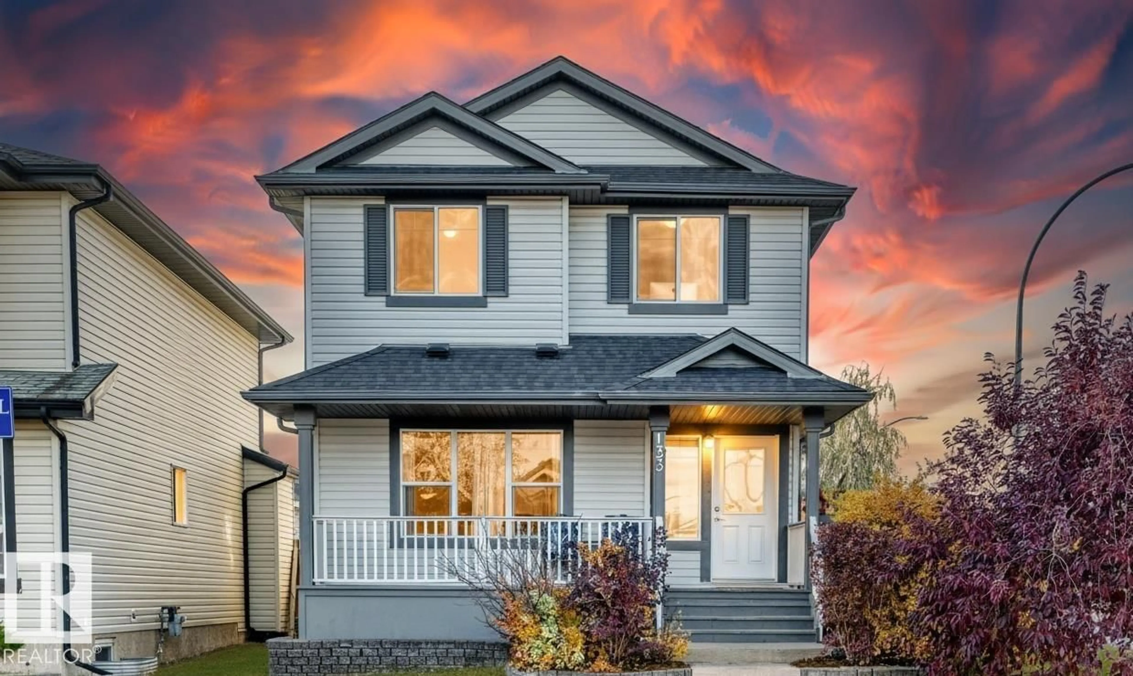 Home with vinyl exterior material, street for 133 BRINTNELL BV, Edmonton Alberta T5Y3L9