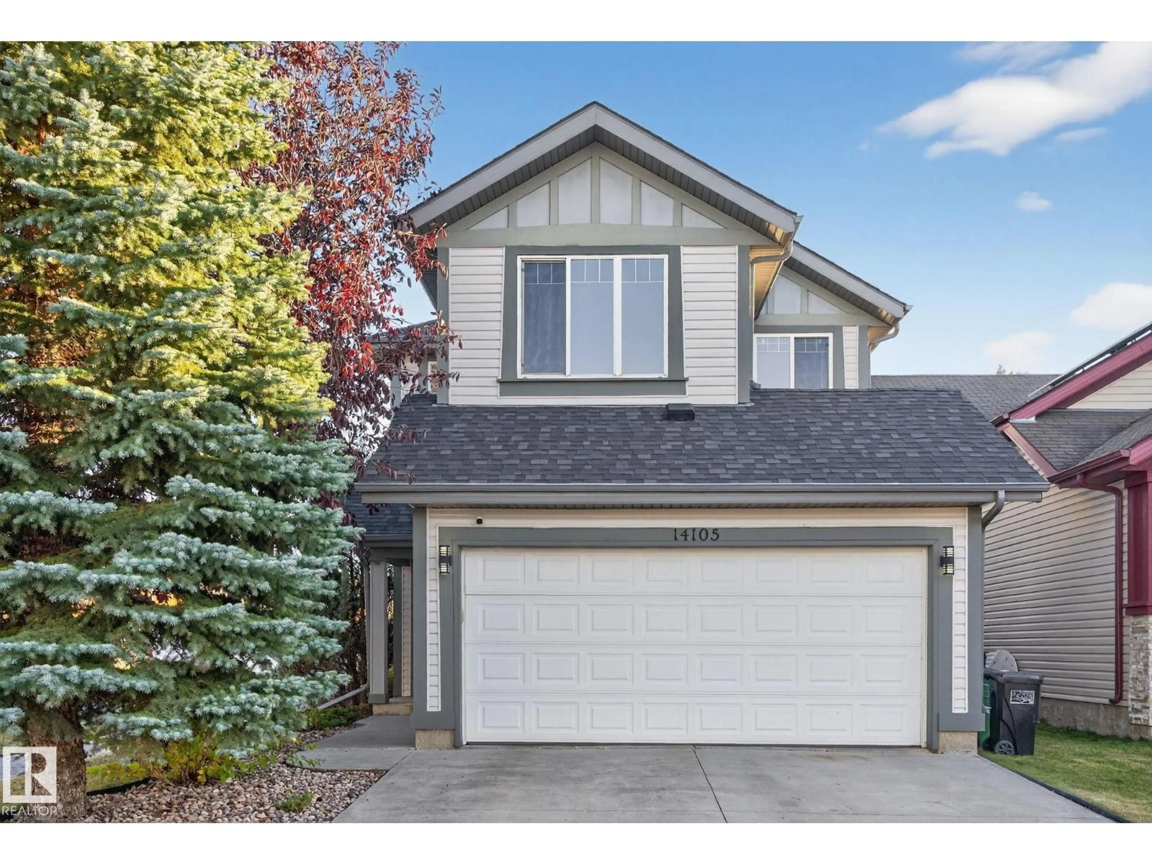 Home with vinyl exterior material, street for 14105 148A AV, Edmonton Alberta T6V0A6