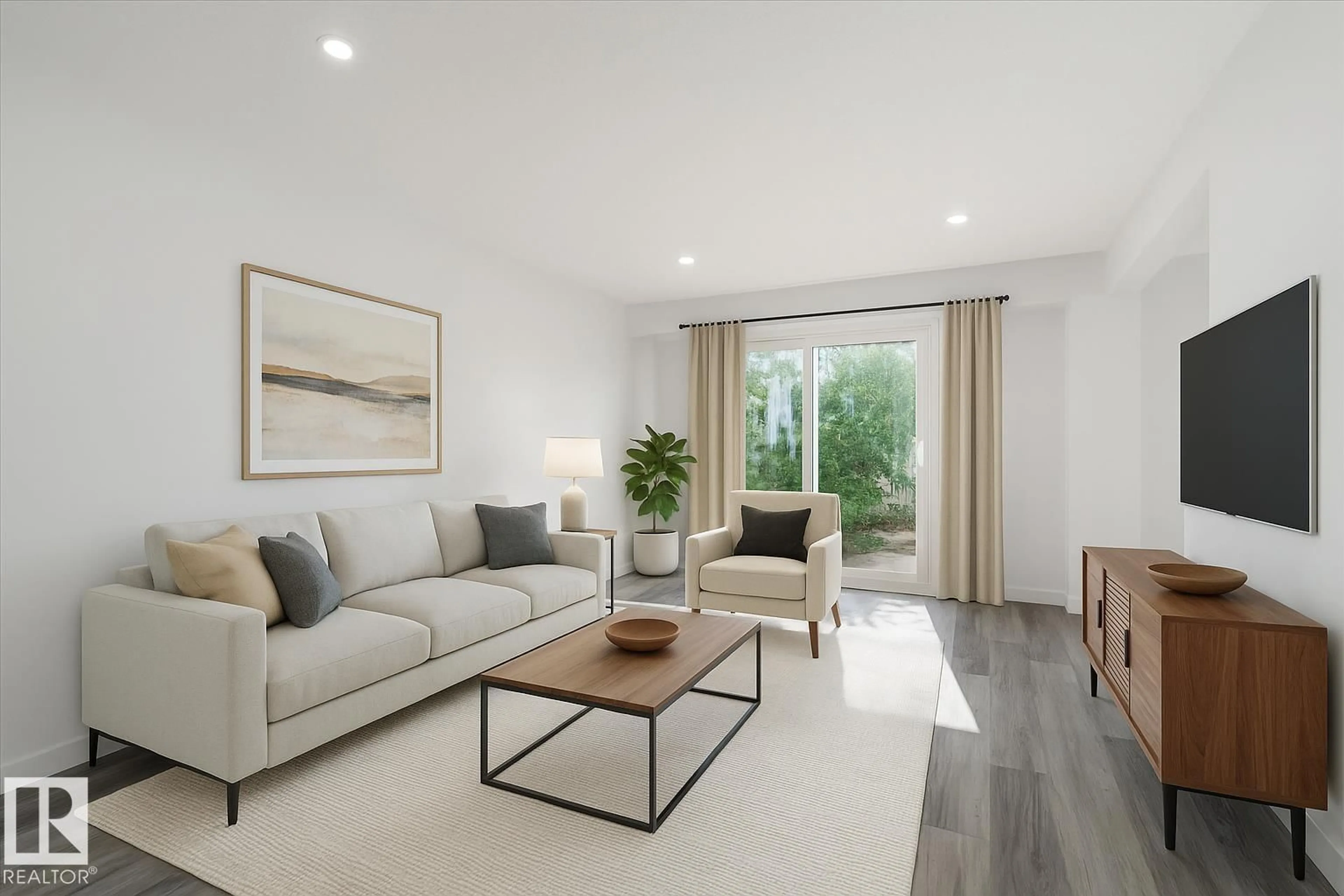 Living room with furniture, unknown for 199 CENTENNIAL CT, Edmonton Alberta T5P4H5
