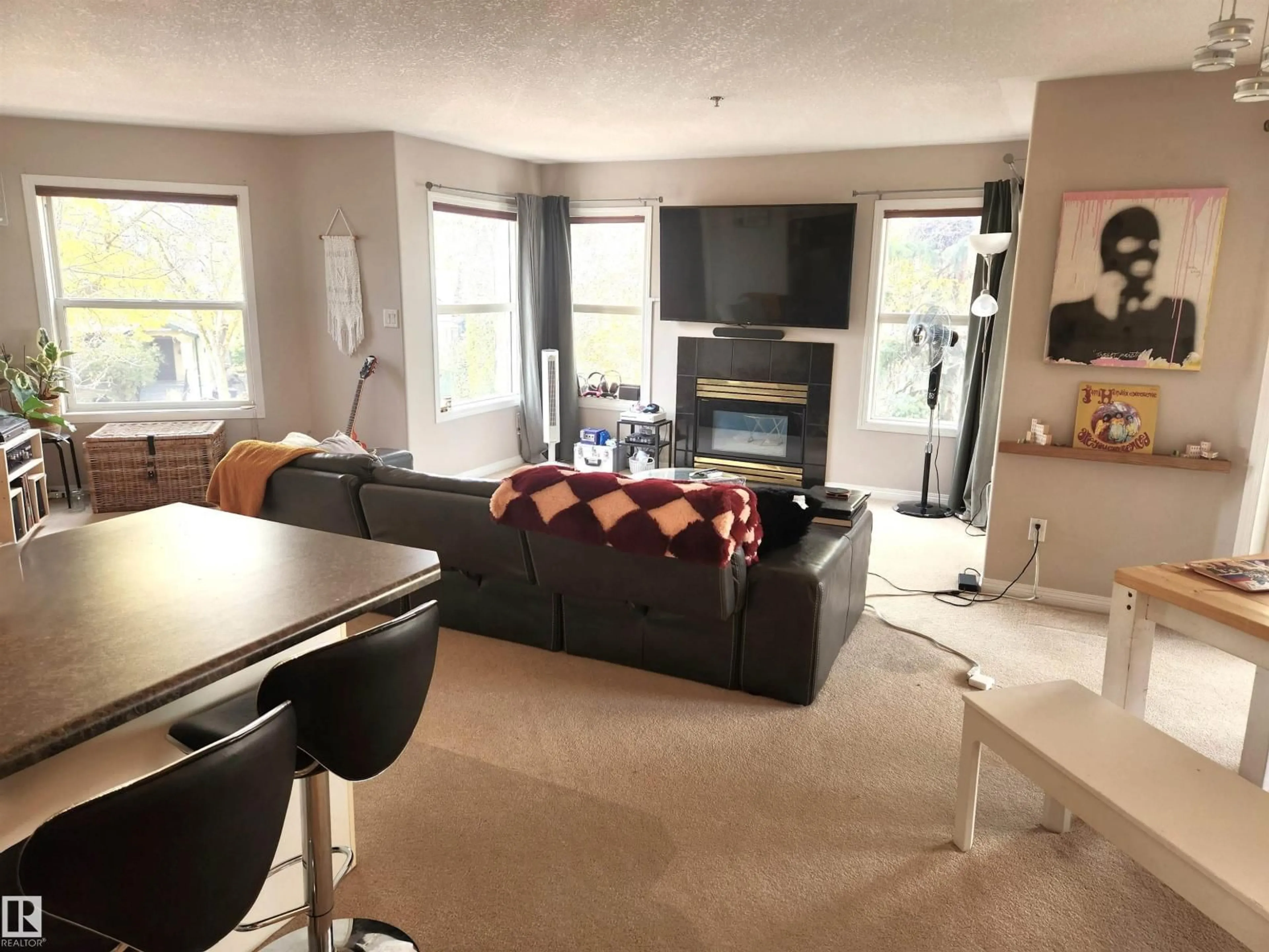 Living room with furniture, unknown for #304 - 12028 103 AV, Edmonton Alberta T5K2T9