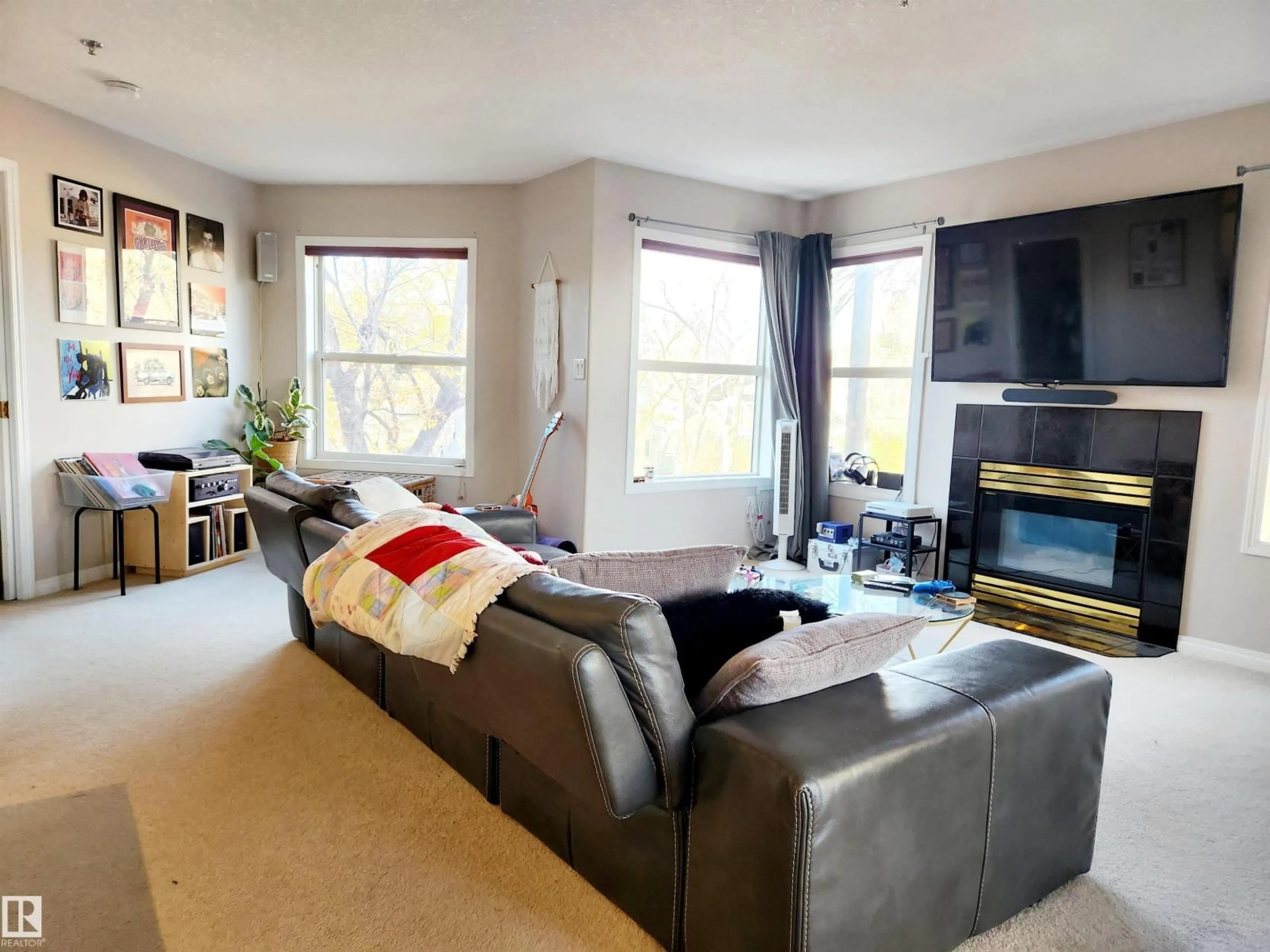 Living room with furniture, unknown for #304 - 12028 103 AV, Edmonton Alberta T5K2T9
