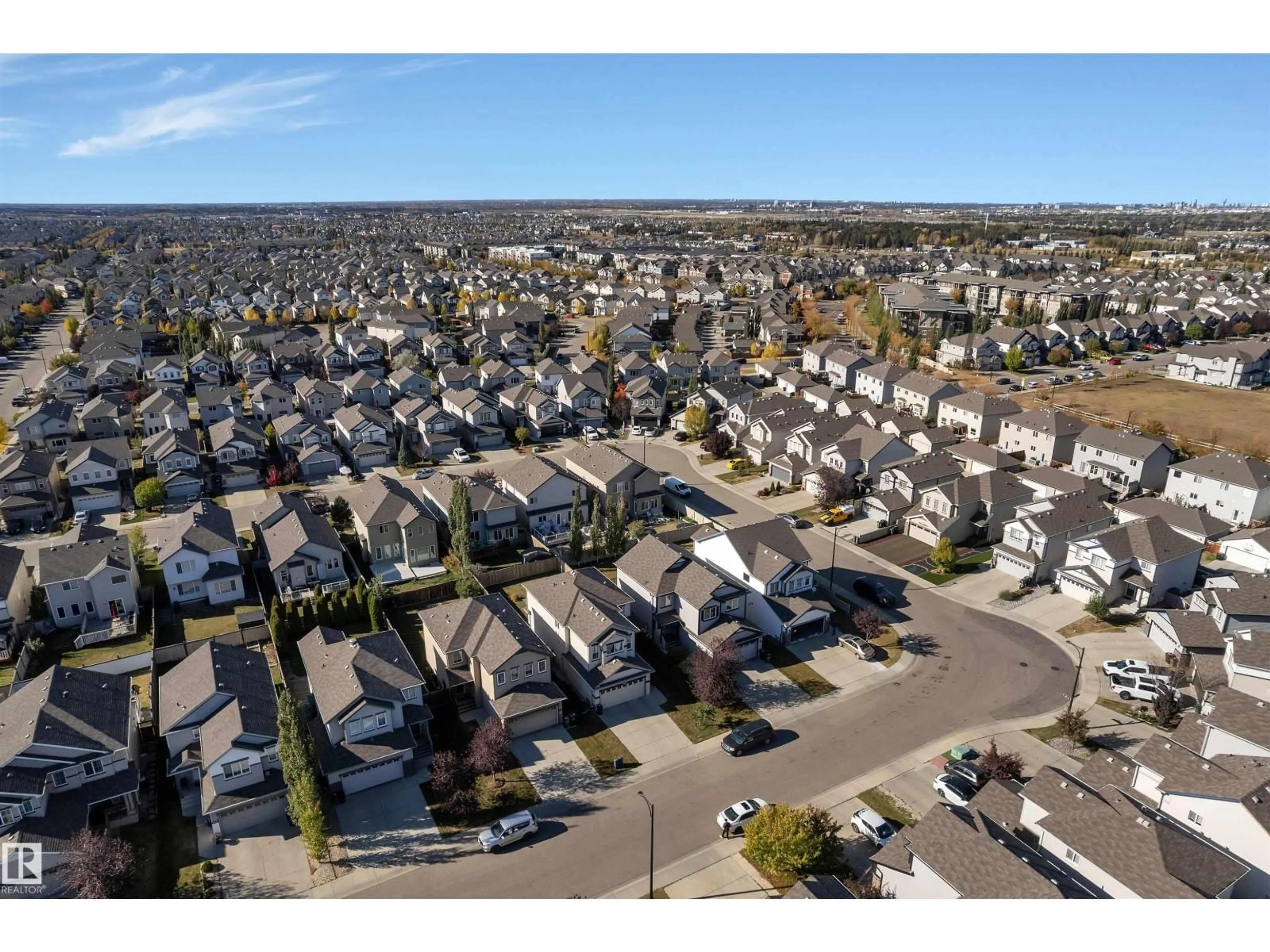 A pic from outside/outdoor area/front of a property/back of a property/a pic from drone, street for 1720 59 ST, Edmonton Alberta T6X0W5