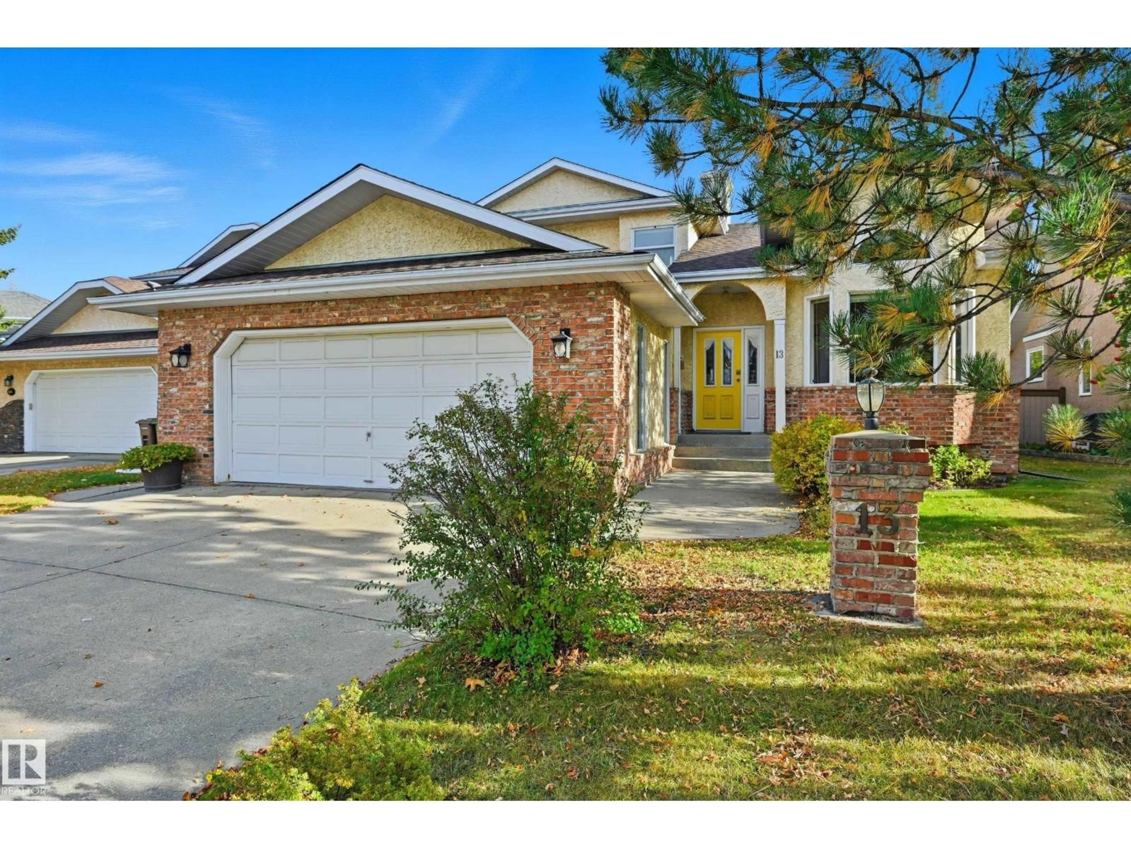 Home with brick exterior material, street for 13 ALPHONSE CO, St. Albert Alberta T8N5N9