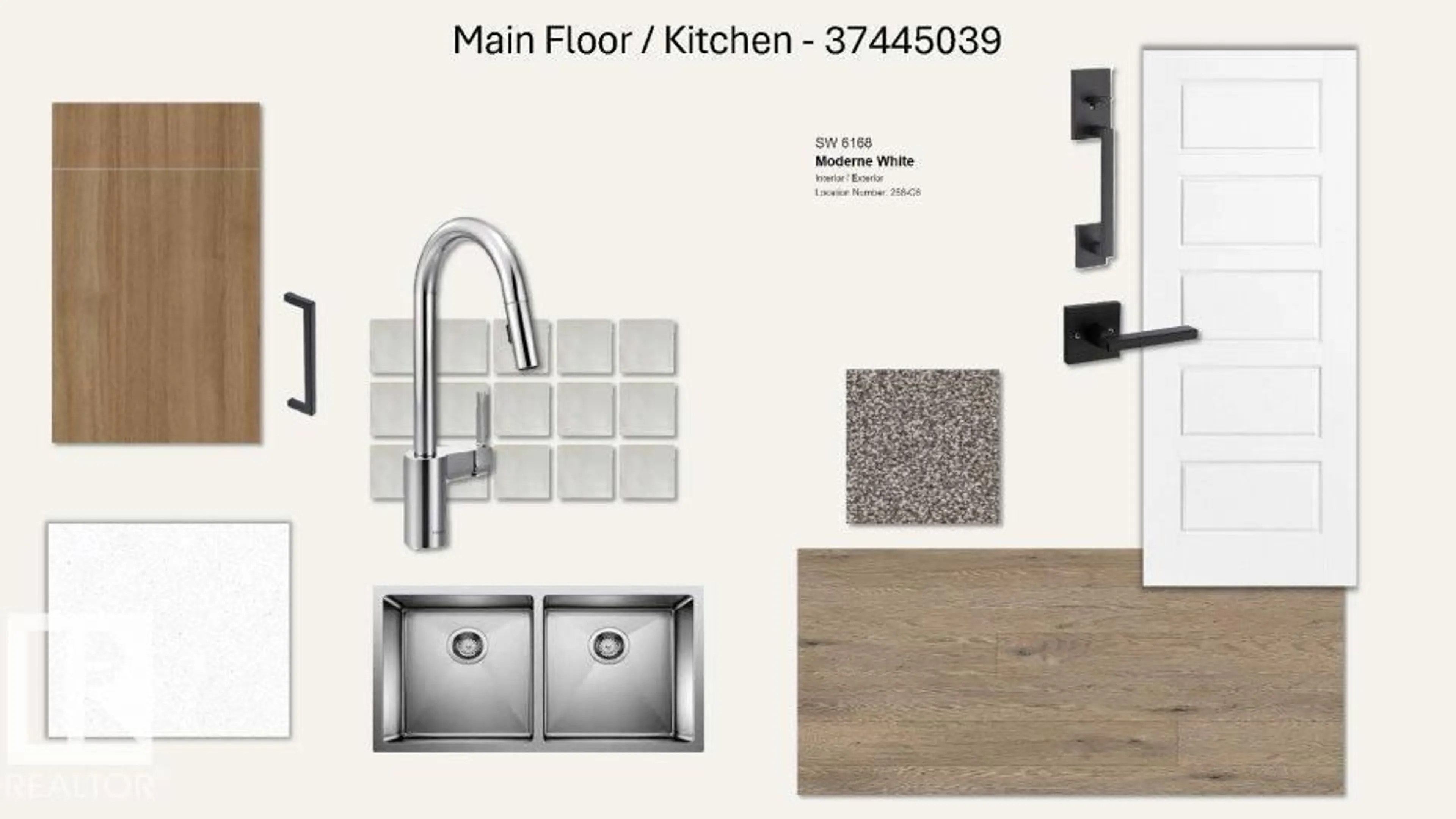 Standard kitchen, ceramic/tile floor for 20517 16A AV, Edmonton Alberta T6M2P5