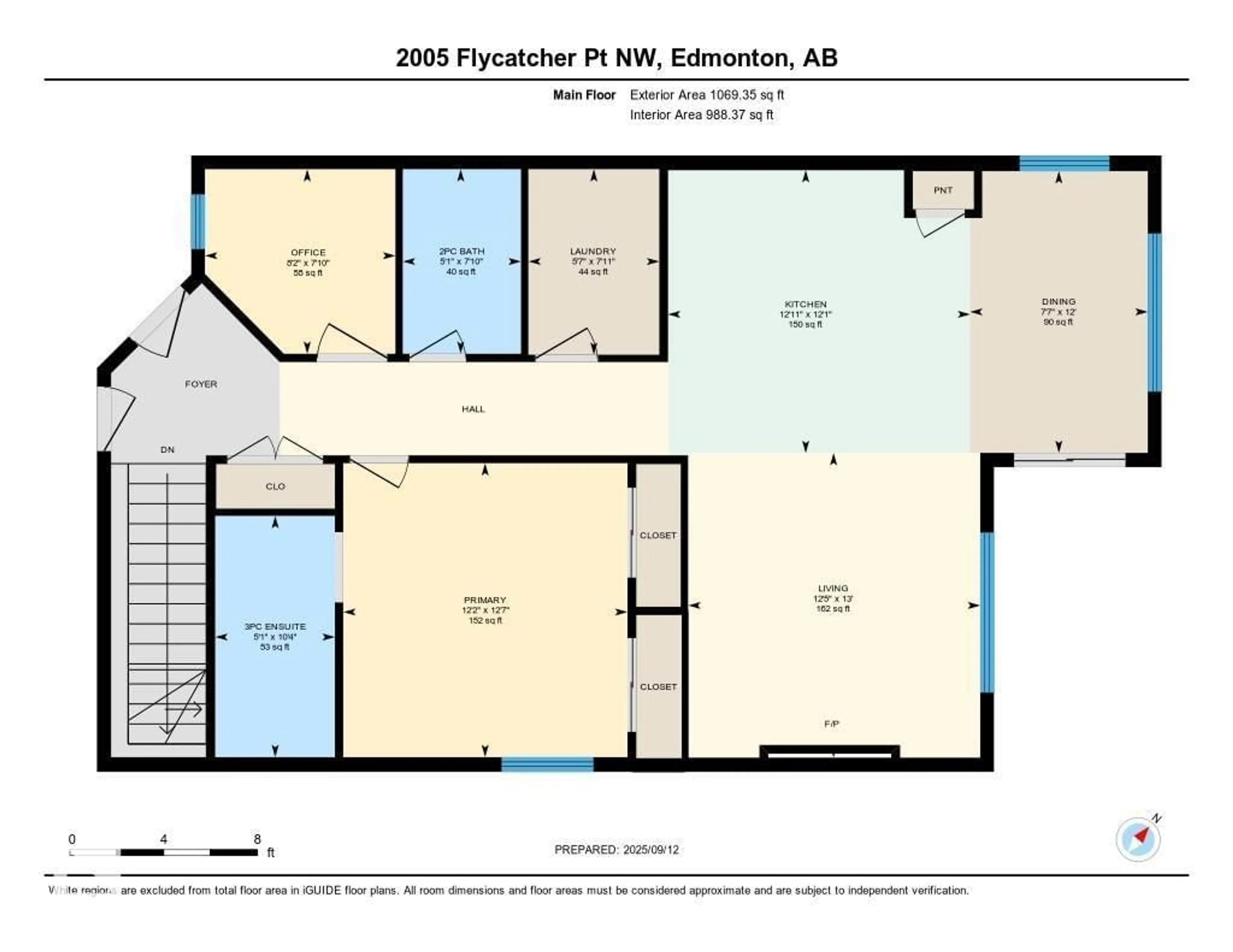 Floor plan for 2005 FLYCATCHER PT, Edmonton Alberta T5S0T3