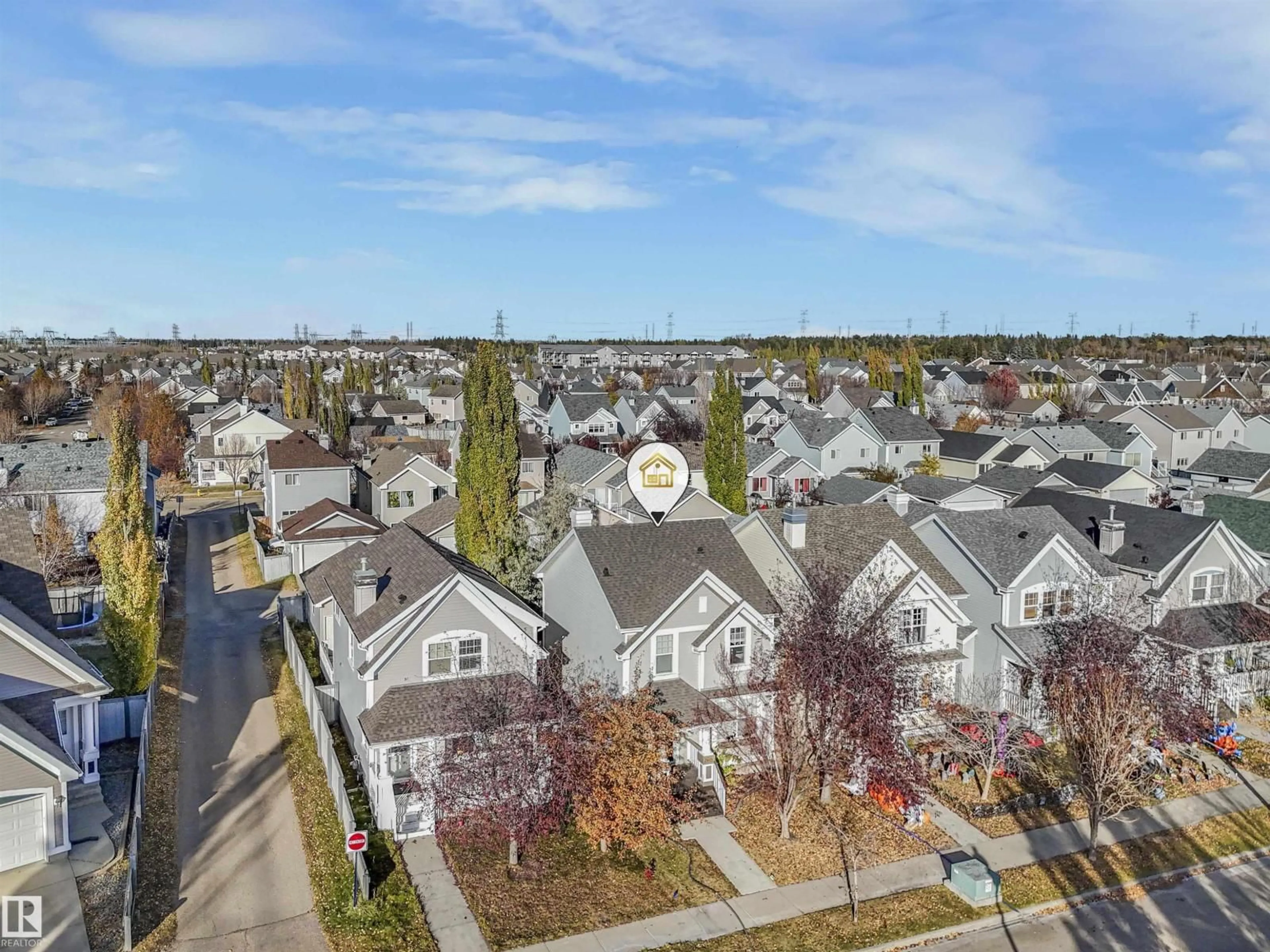 A pic from outside/outdoor area/front of a property/back of a property/a pic from drone, street for 7952 13 AV, Edmonton Alberta T6X1H4