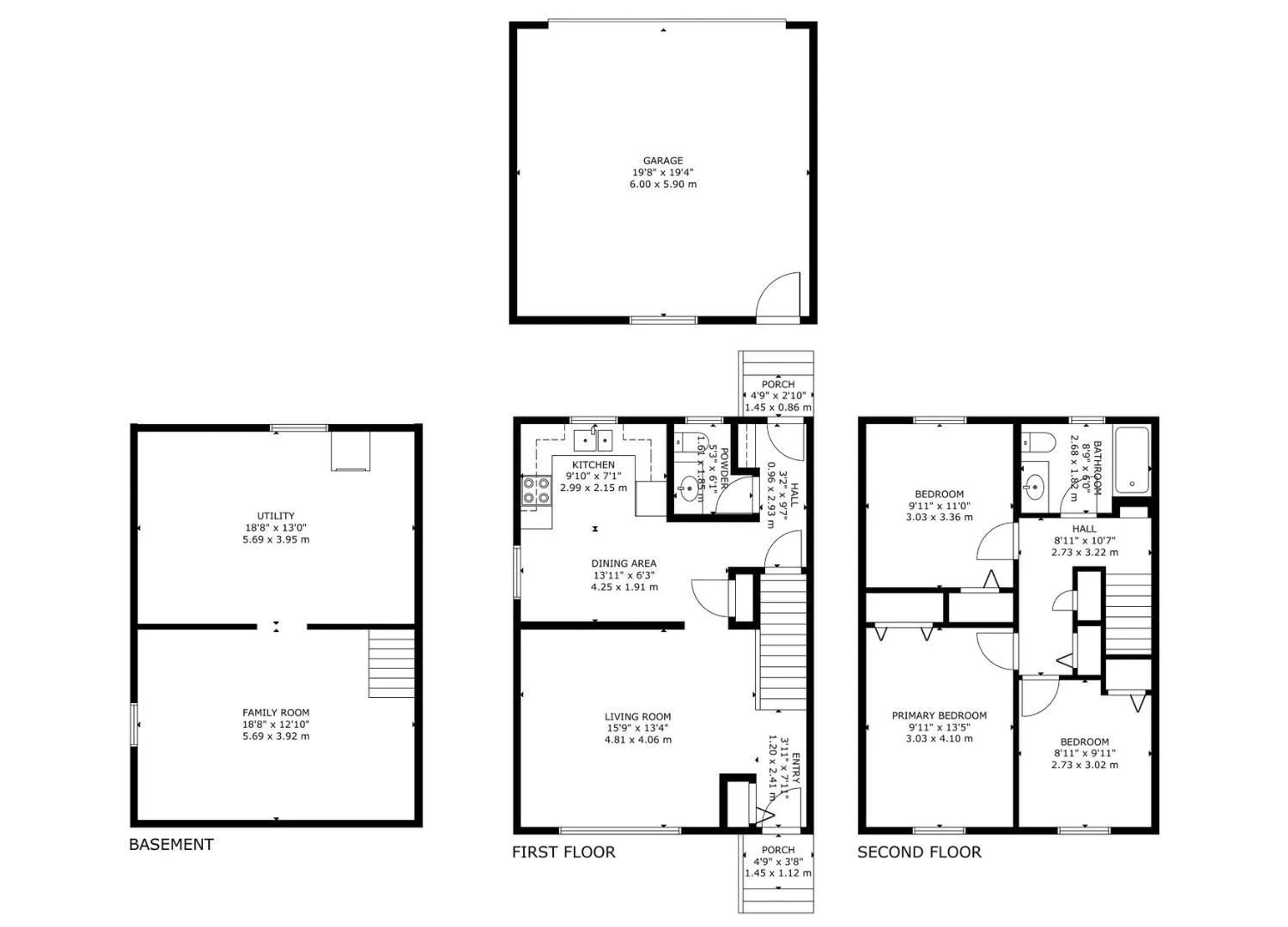 Floor plan for 10226 152 ST, Edmonton Alberta T5P1Y2