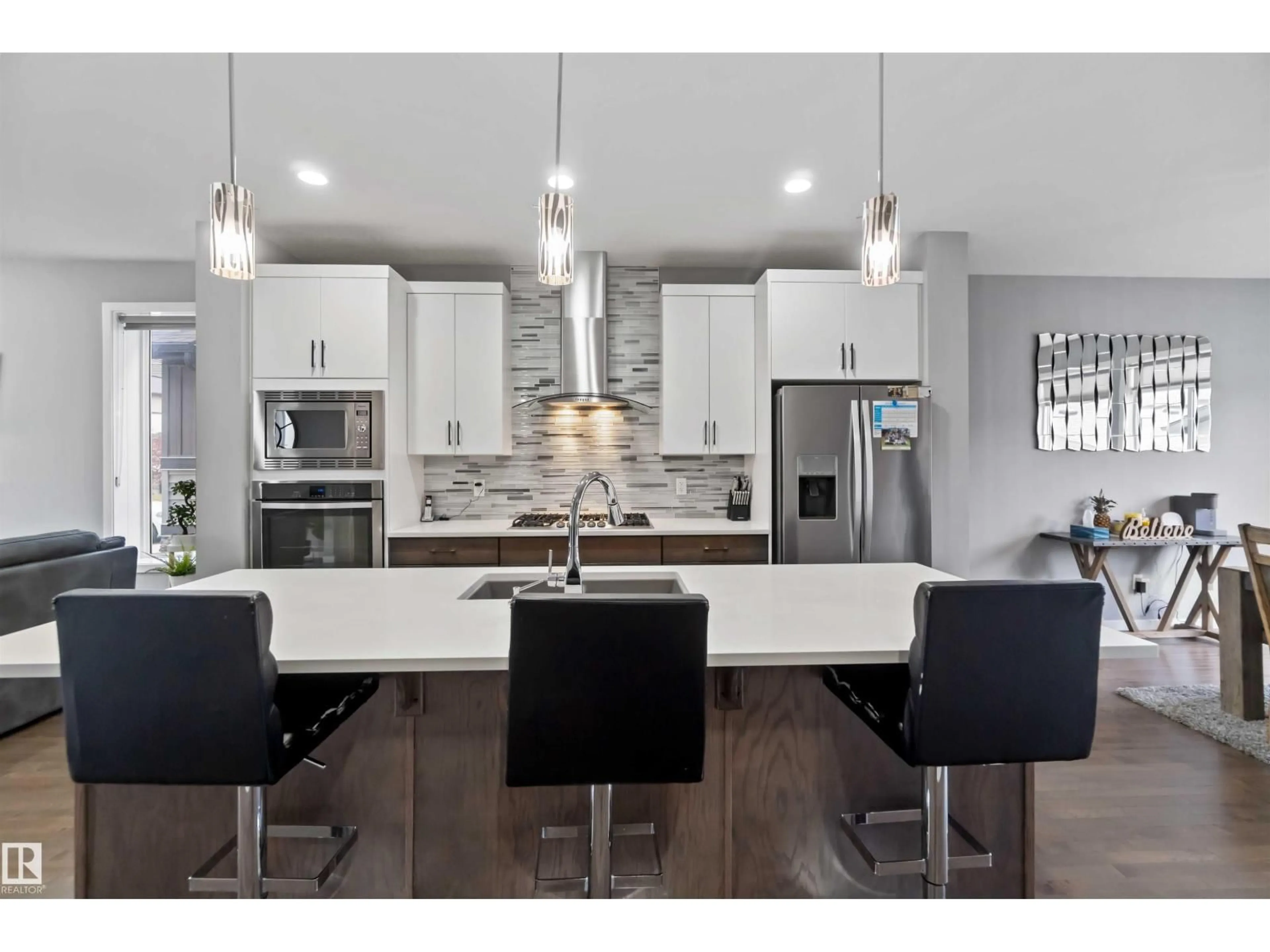 Open concept kitchen, unknown for 17816 59 ST, Edmonton Alberta T5Y0W8
