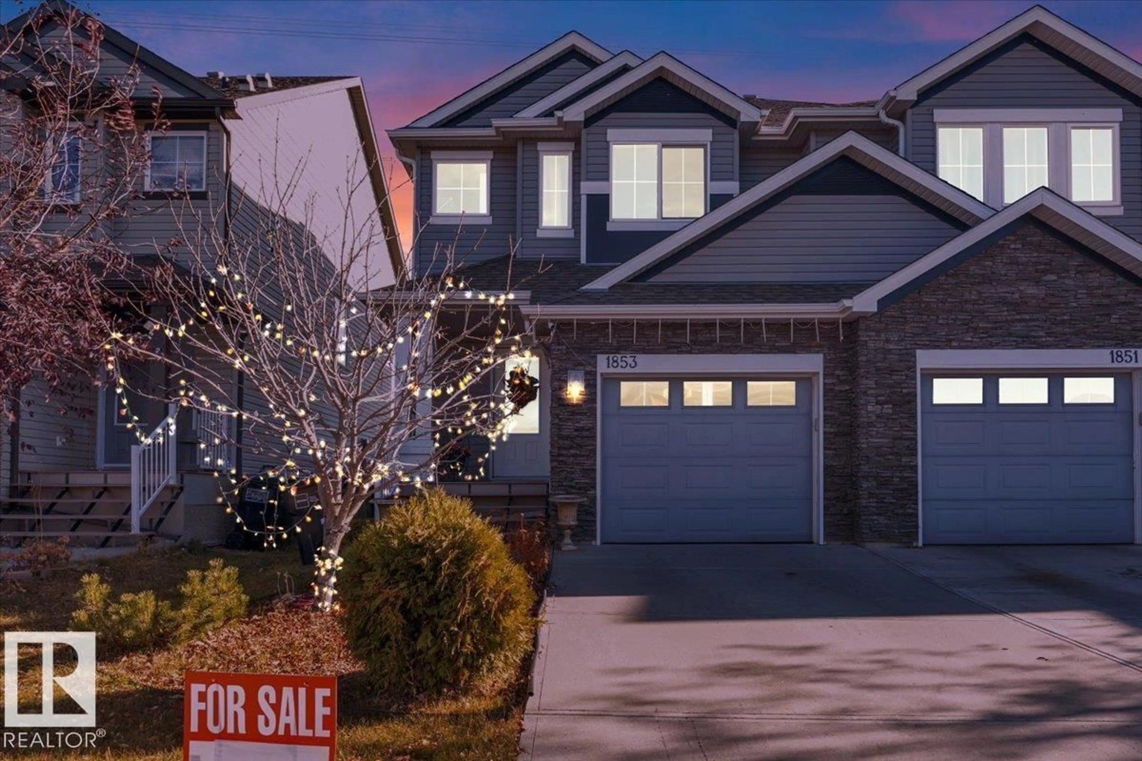 Home with brick exterior material, street for NW - 1853 28 ST, Edmonton Alberta T6T0N5