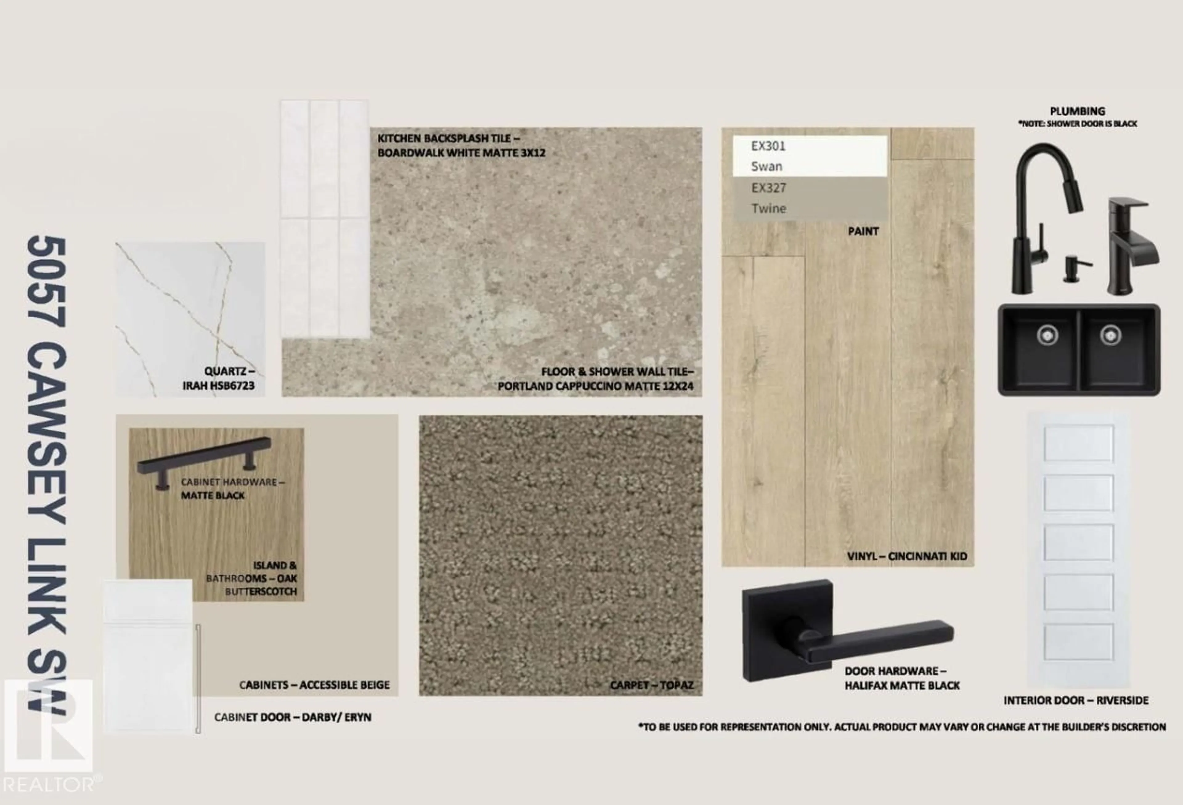 Unknown for SW SW - 5057 CAWSEY LI, Edmonton Alberta T6W4A7