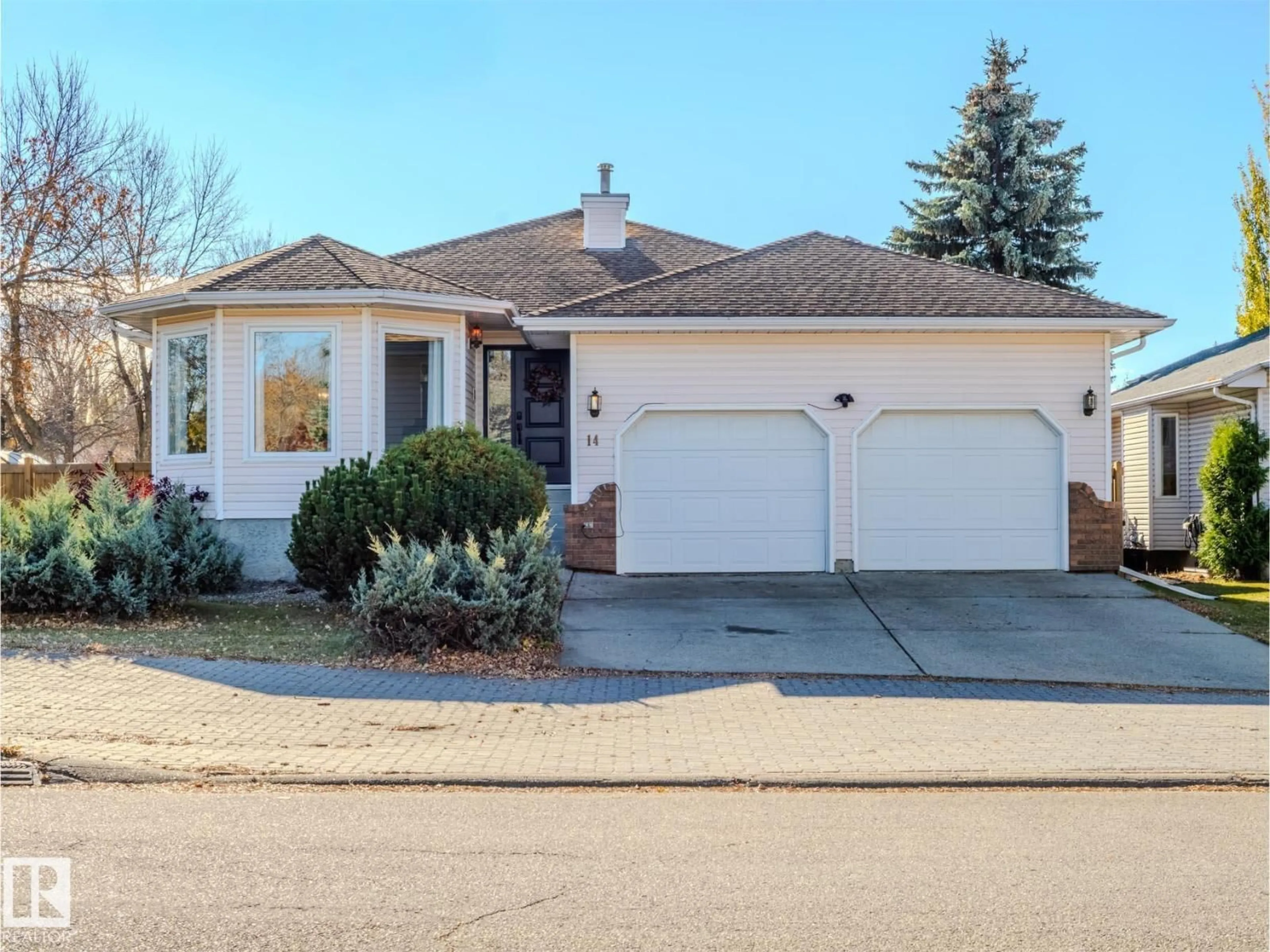 Home with brick exterior material, street for 14 HERITAGE BV, St. Albert Alberta T8N5P8
