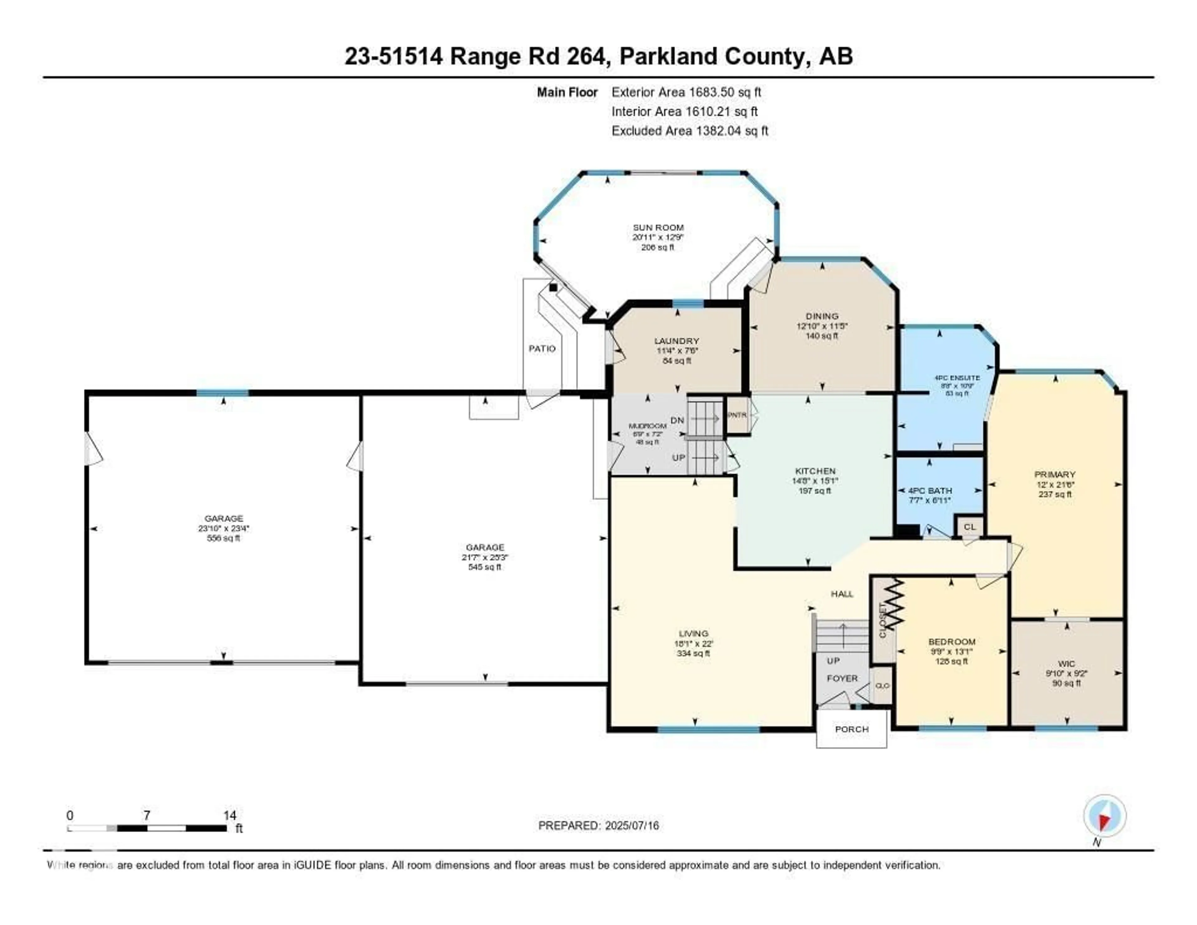 Floor plan for 23 - 51514 RGE RD 261, Rural Parkland County Alberta T7Y1B3