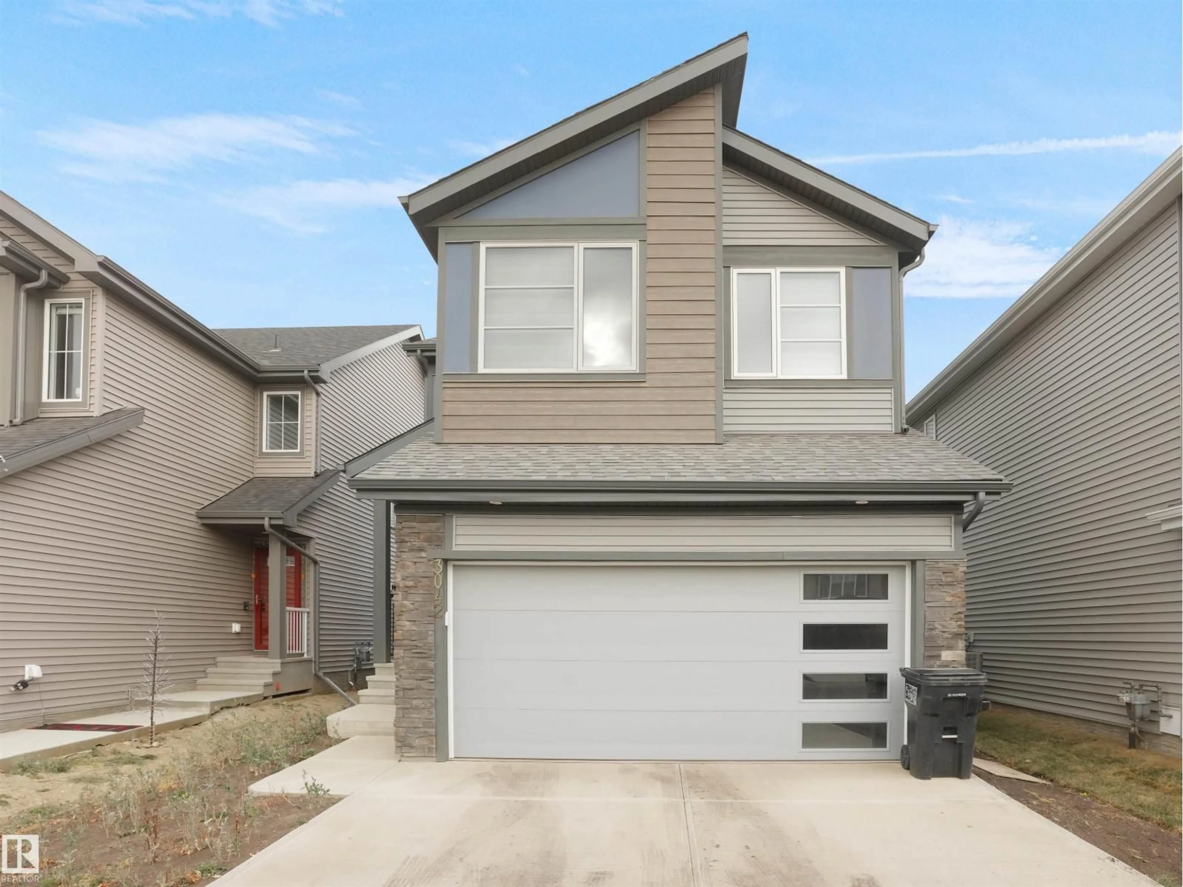 Home with vinyl exterior material, street for 3042 DIXON LANDING LD, Edmonton Alberta T6W5L2