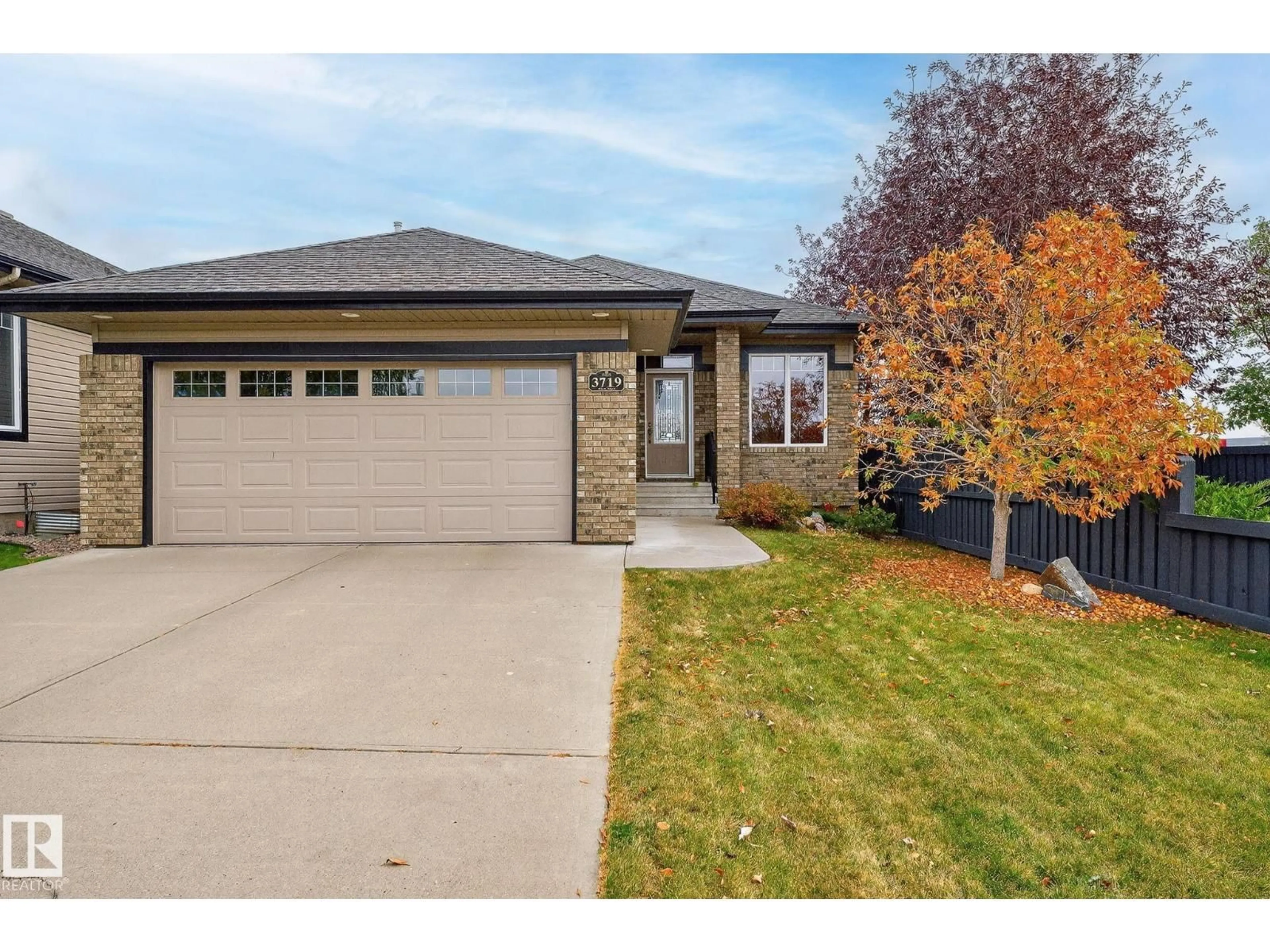 Home with brick exterior material, street for 3719 MCLAY GREEN GR, Edmonton Alberta T6R0B9