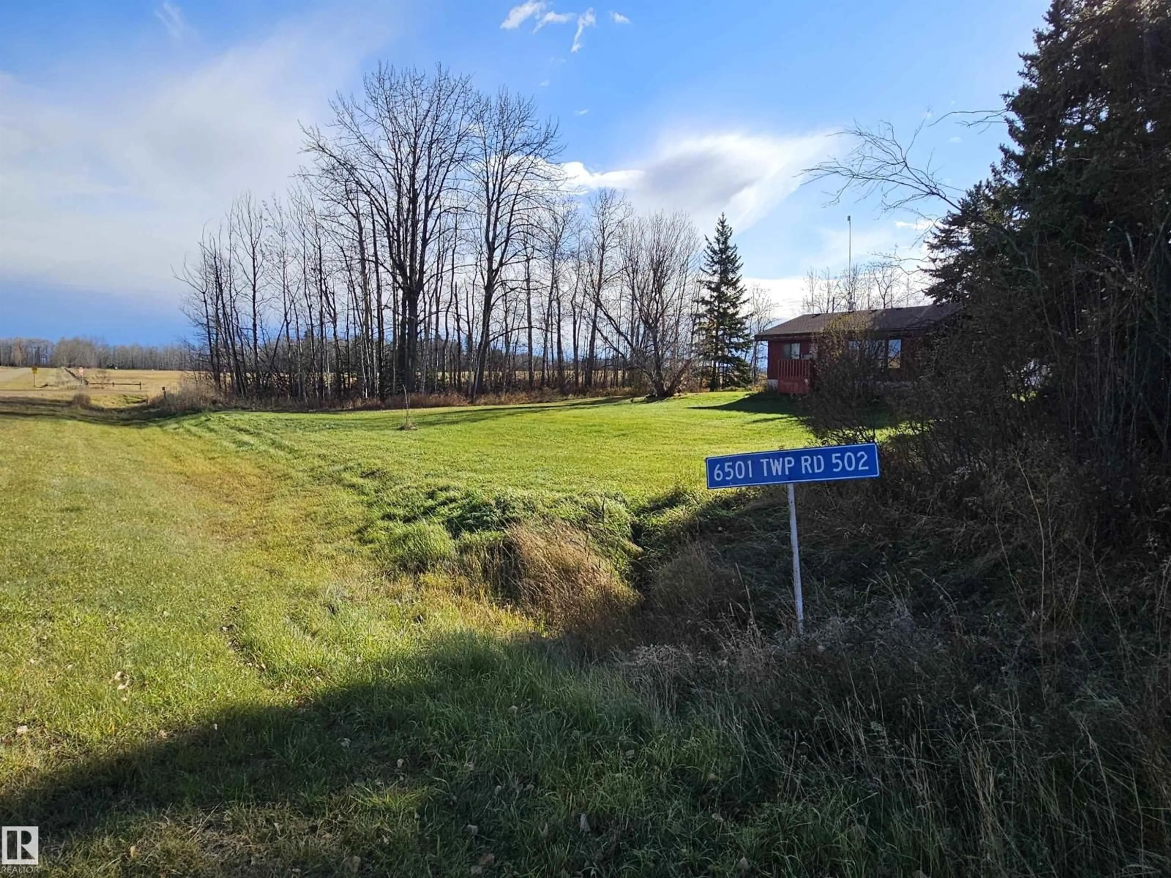 A pic from outside/outdoor area/front of a property/back of a property/a pic from drone, unknown for HOUSE A; B - 6501 TWP ROAD 502, Rural Brazeau County Alberta T7A2A2