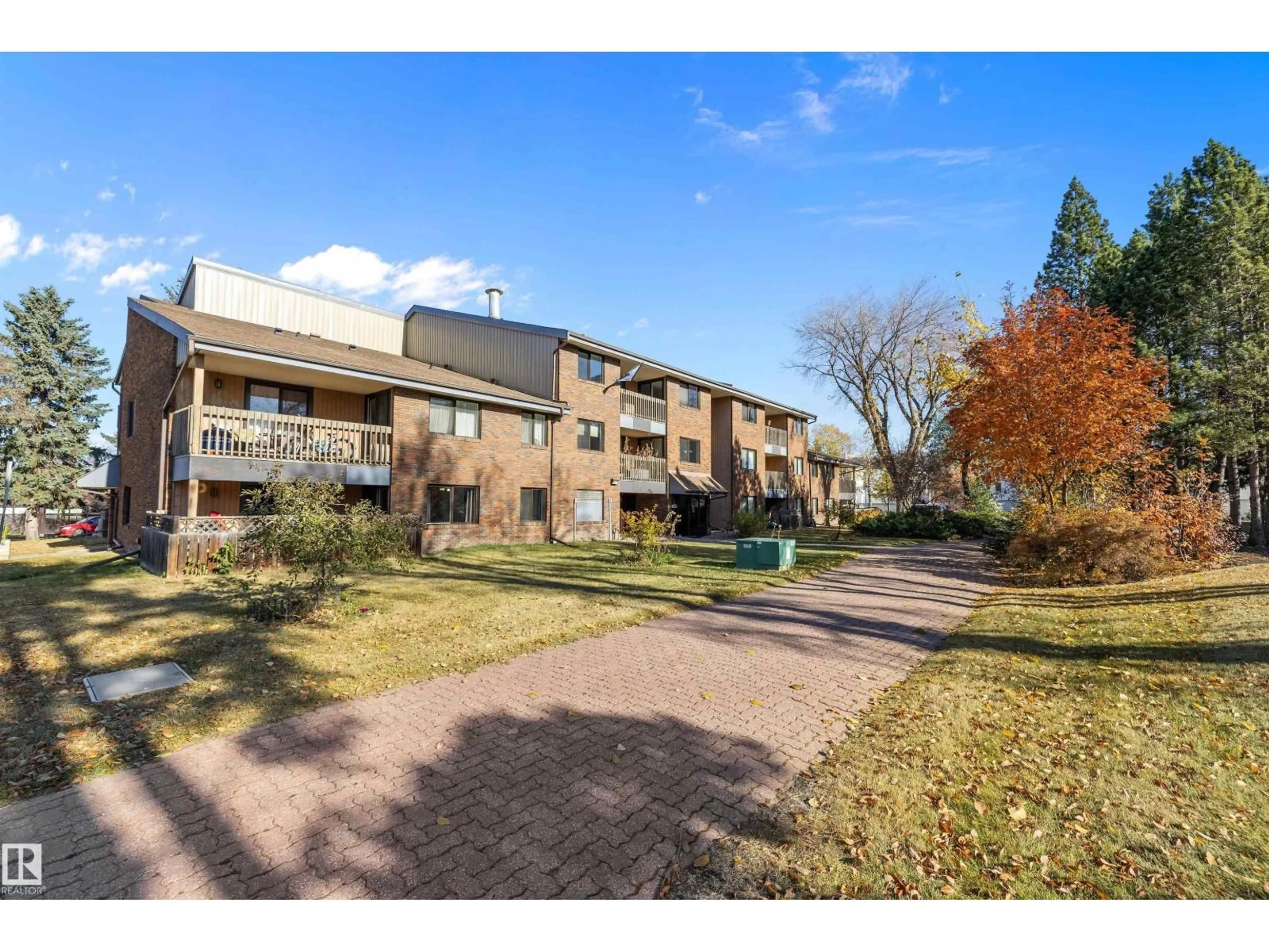 A pic from outside/outdoor area/front of a property/back of a property/a pic from drone, unknown for #313 - 14811 51 AV, Edmonton Alberta T6H5G4