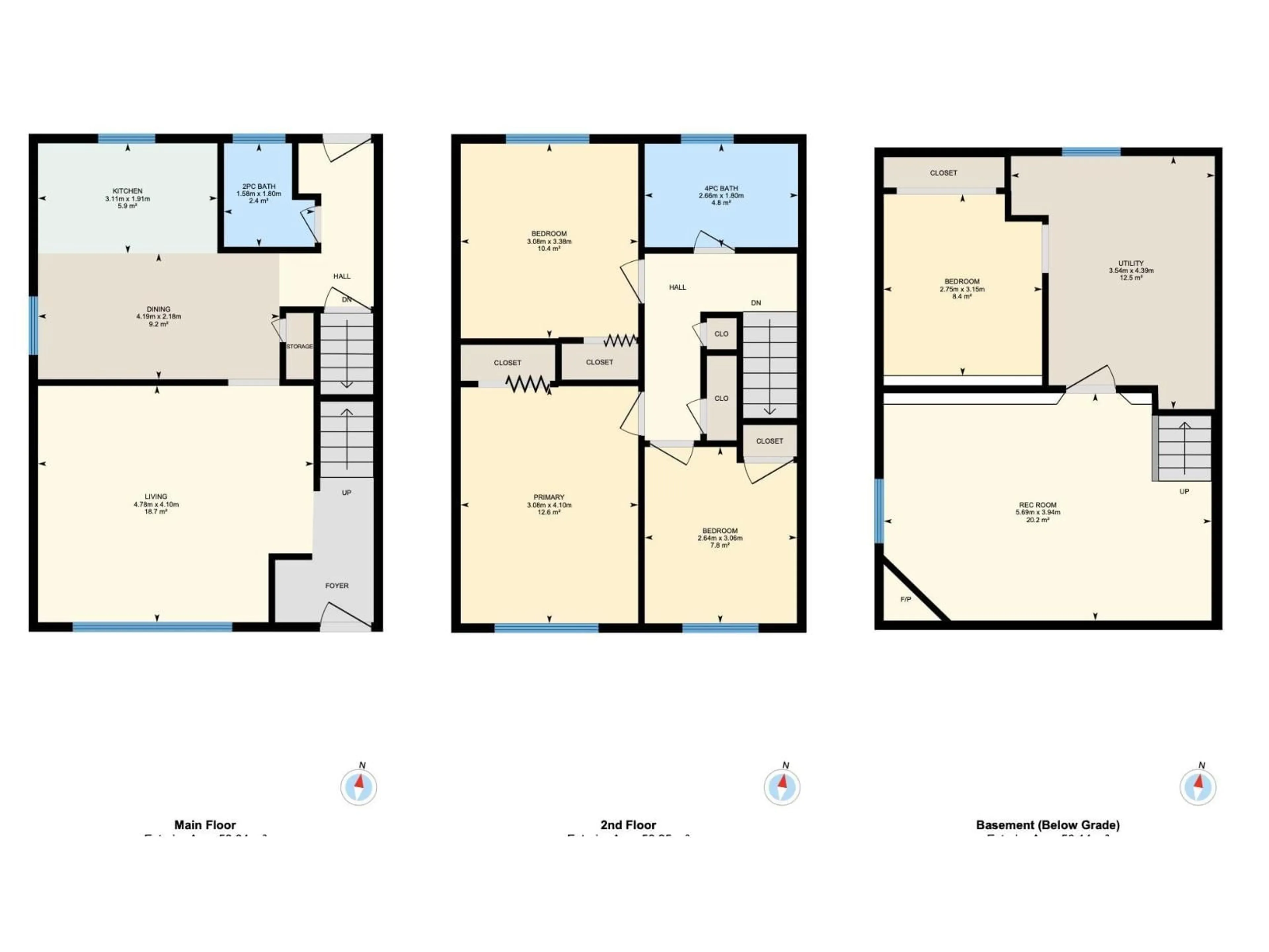 Floor plan for 10314 132 AV, Edmonton Alberta T5E0Z1