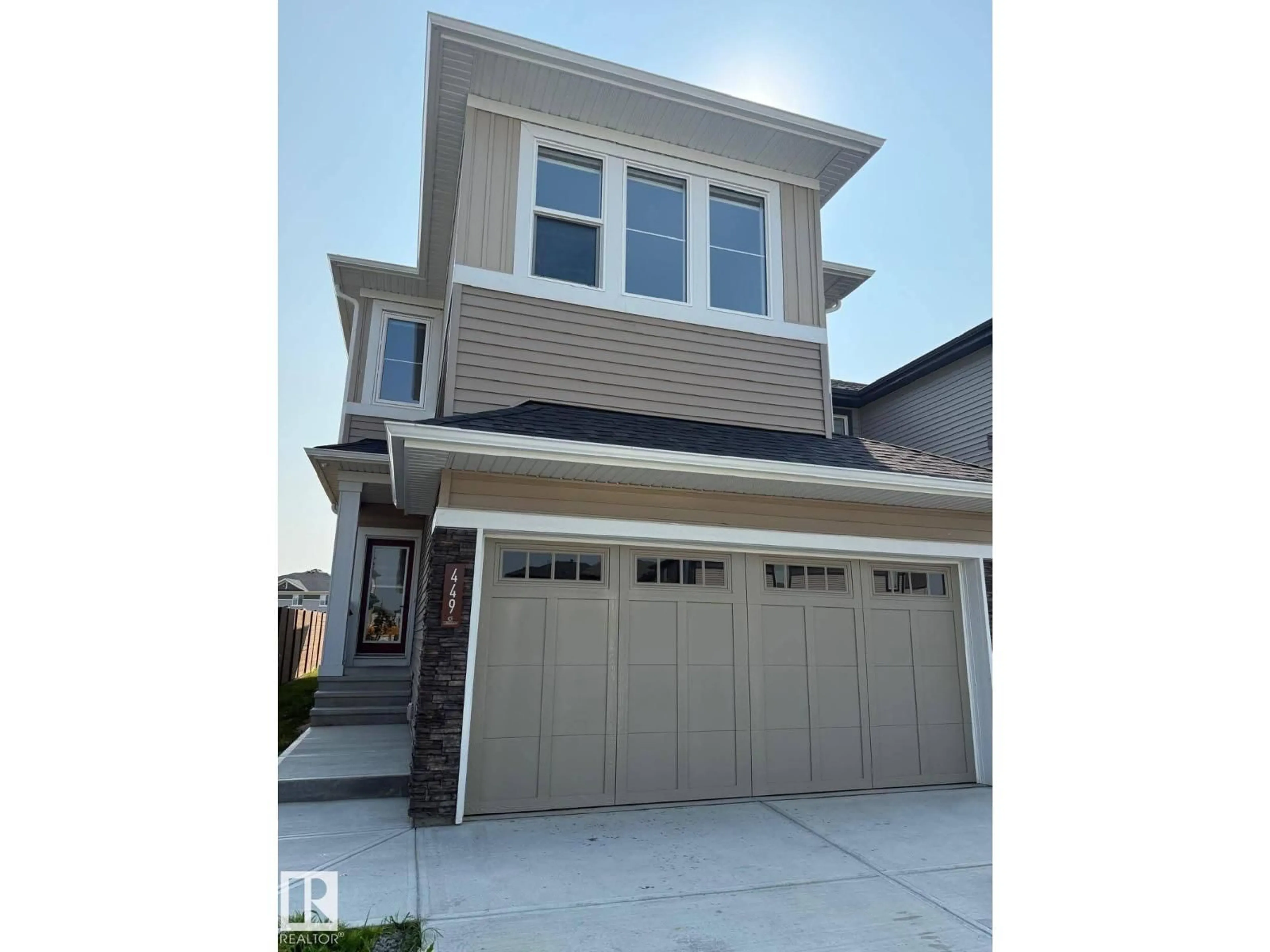 Home with vinyl exterior material, street for 449 CONROY CR, Edmonton Alberta T6W5A9