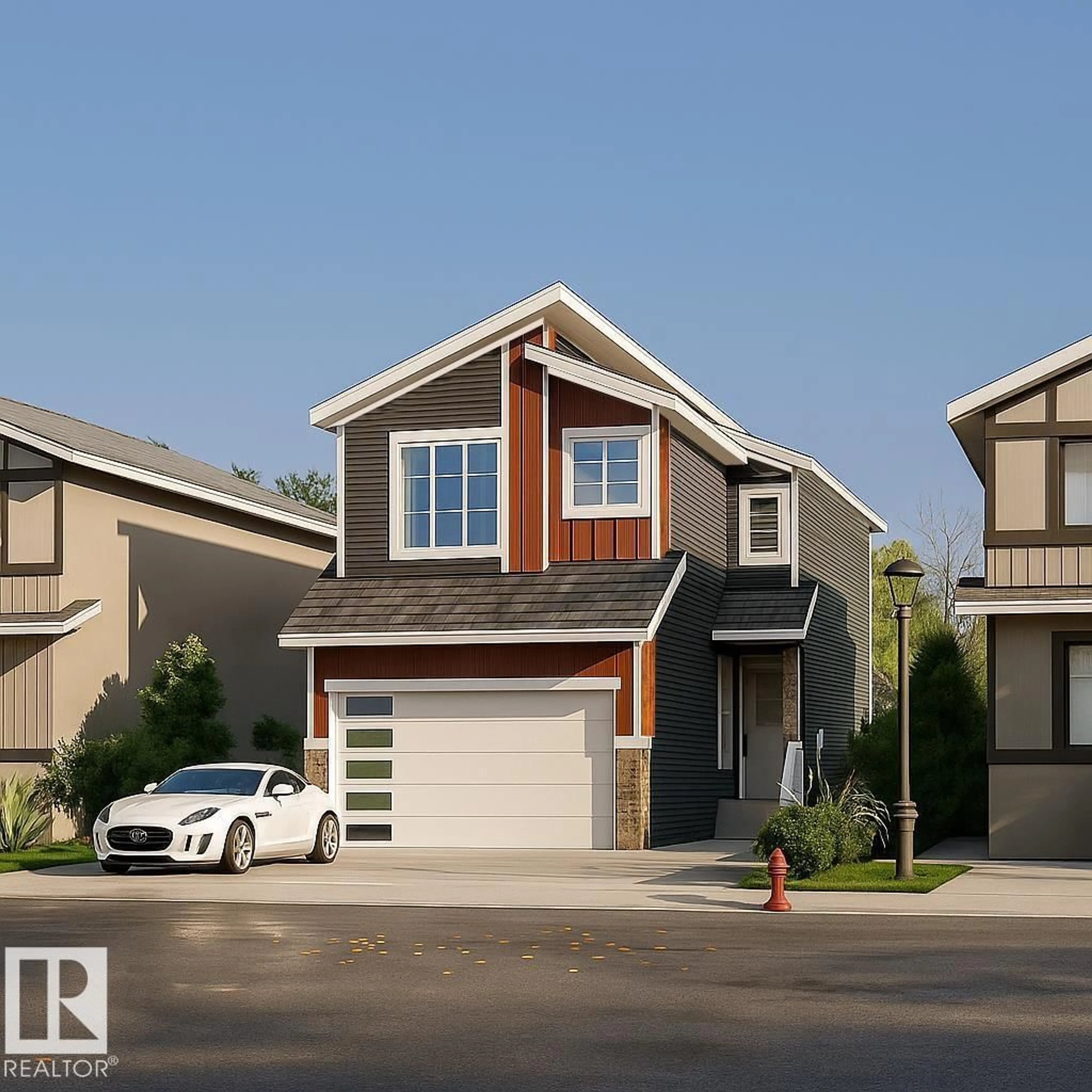Home with vinyl exterior material, street for SW SW - 1911 49 ST, Edmonton Alberta T6X1Y4
