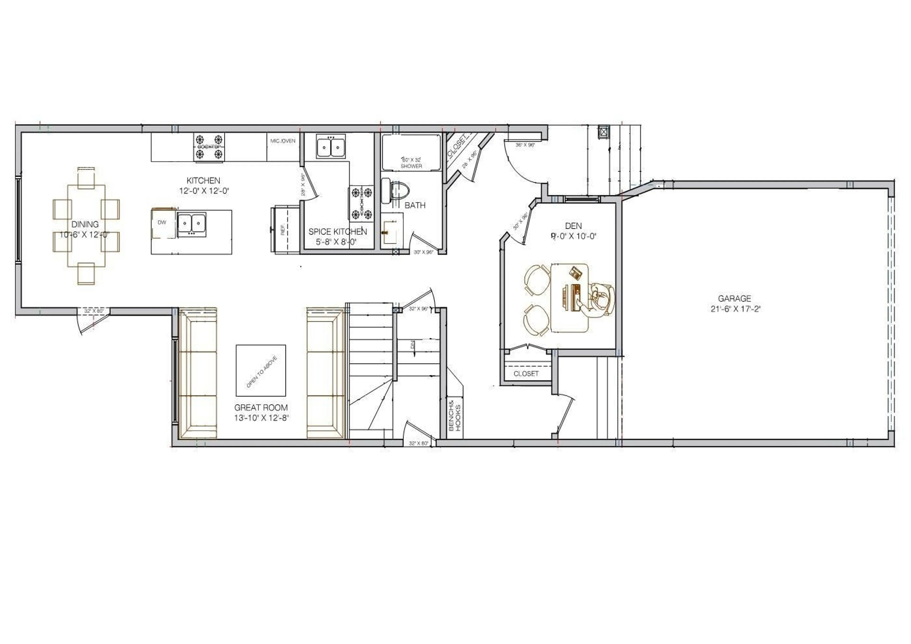 Floor plan for SW SW - 1911 49 ST, Edmonton Alberta T6X1Y4