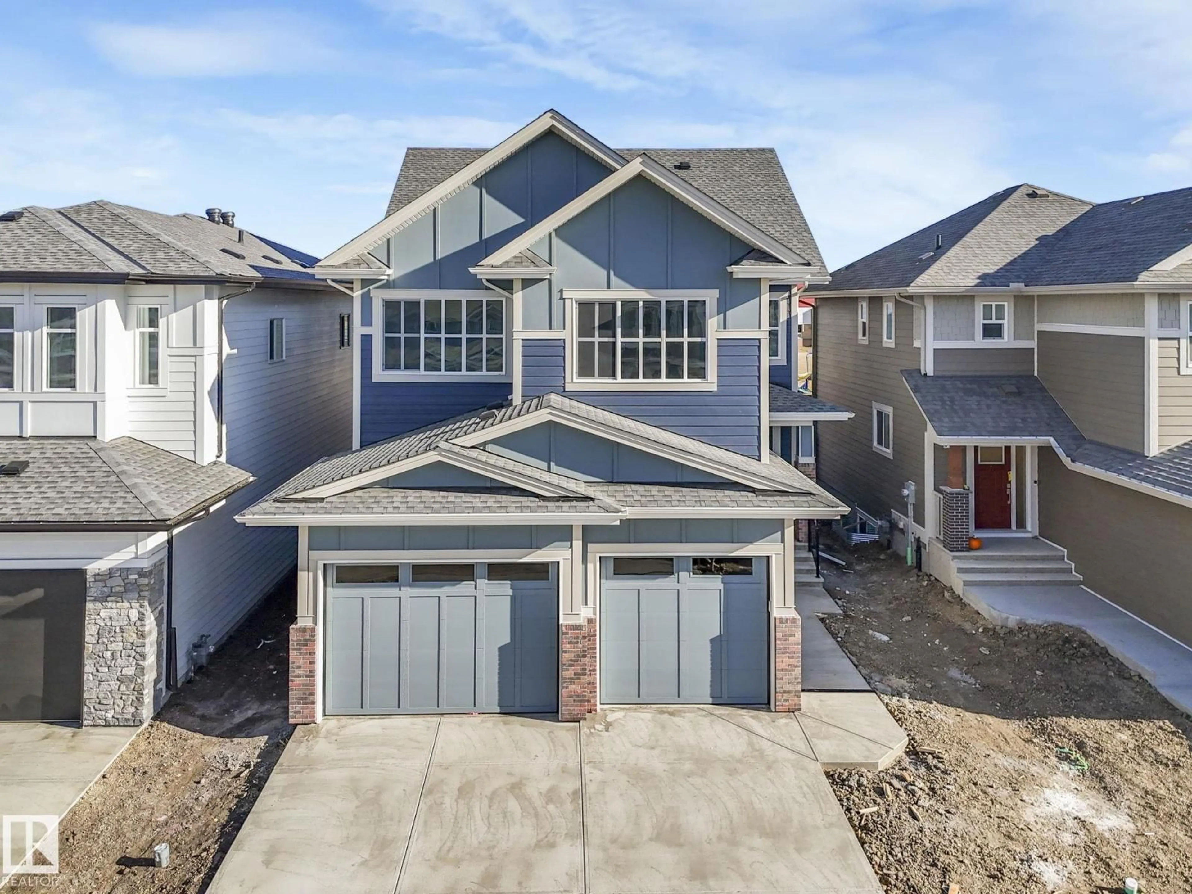 A pic from outside/outdoor area/front of a property/back of a property/a pic from drone, street for 49 BIRKSHIRE CRESCENT, Sherwood Park Alberta T8B0C7