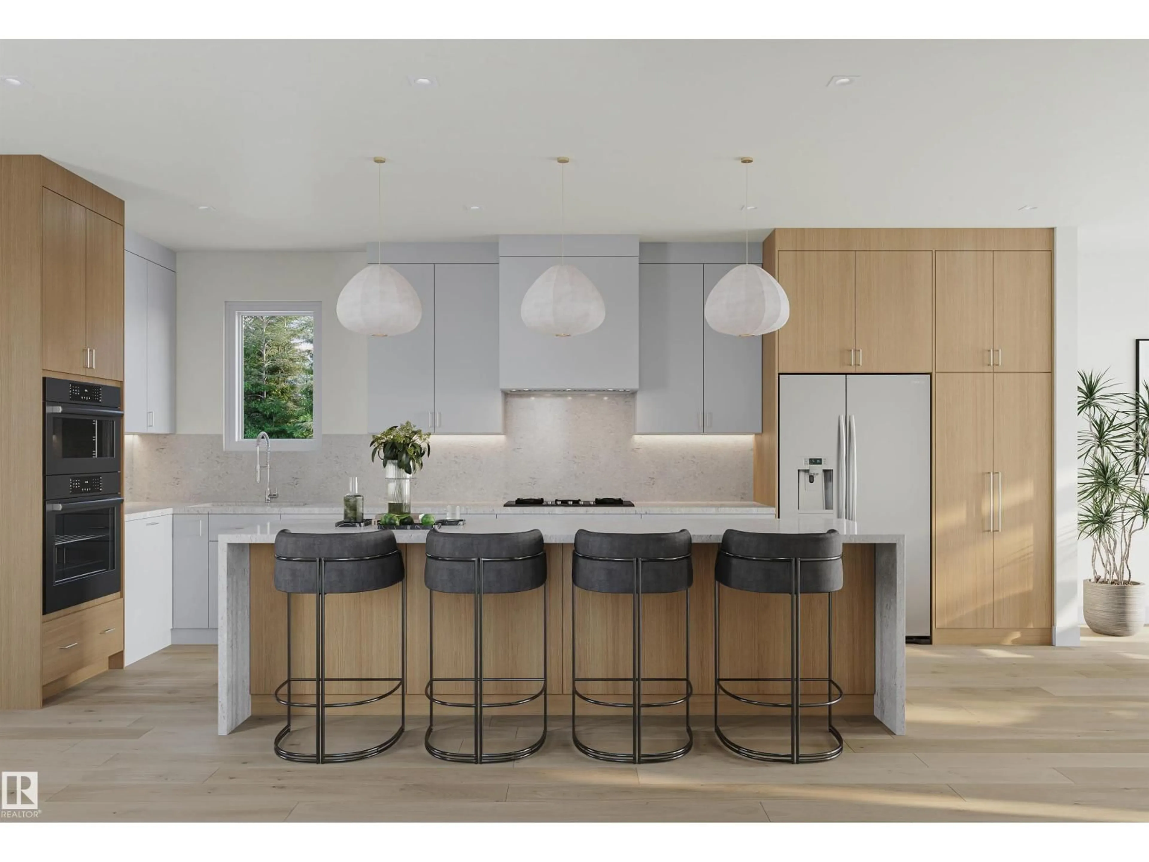 Contemporary kitchen, unknown for 14344 92A AV, Edmonton Alberta T5R5E4