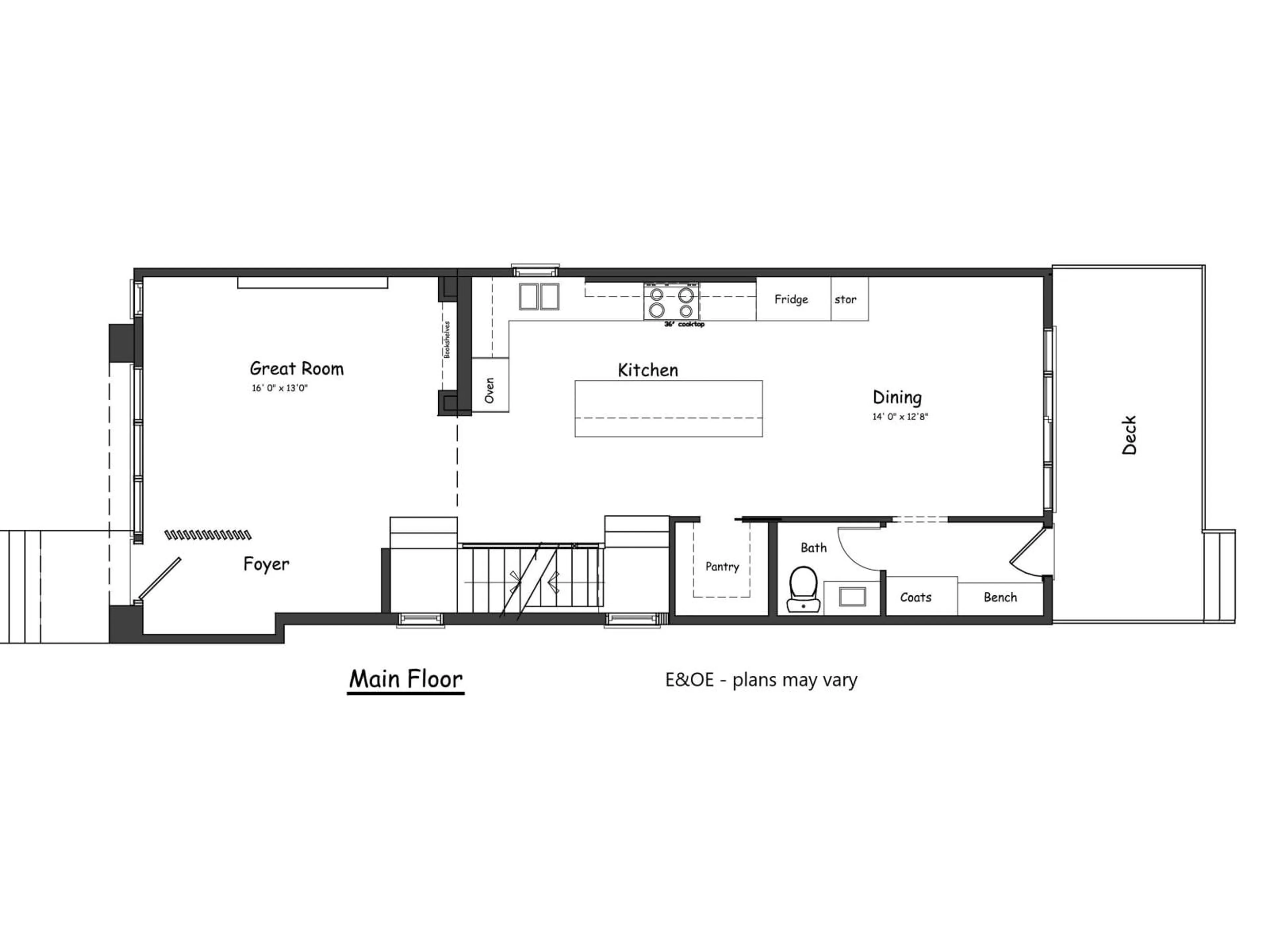 Floor plan for 14344 92A AV, Edmonton Alberta T5R5E4