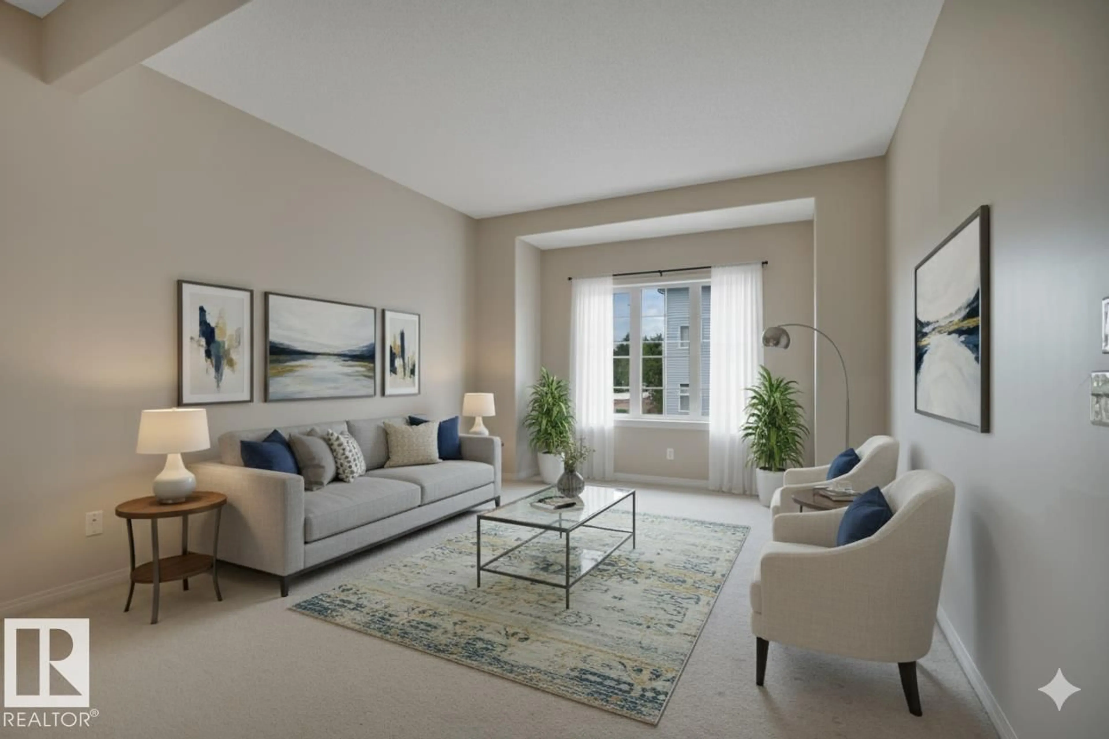 Living room with furniture, unknown for #2 - 5102 30 AV, Beaumont Alberta T4X0A9