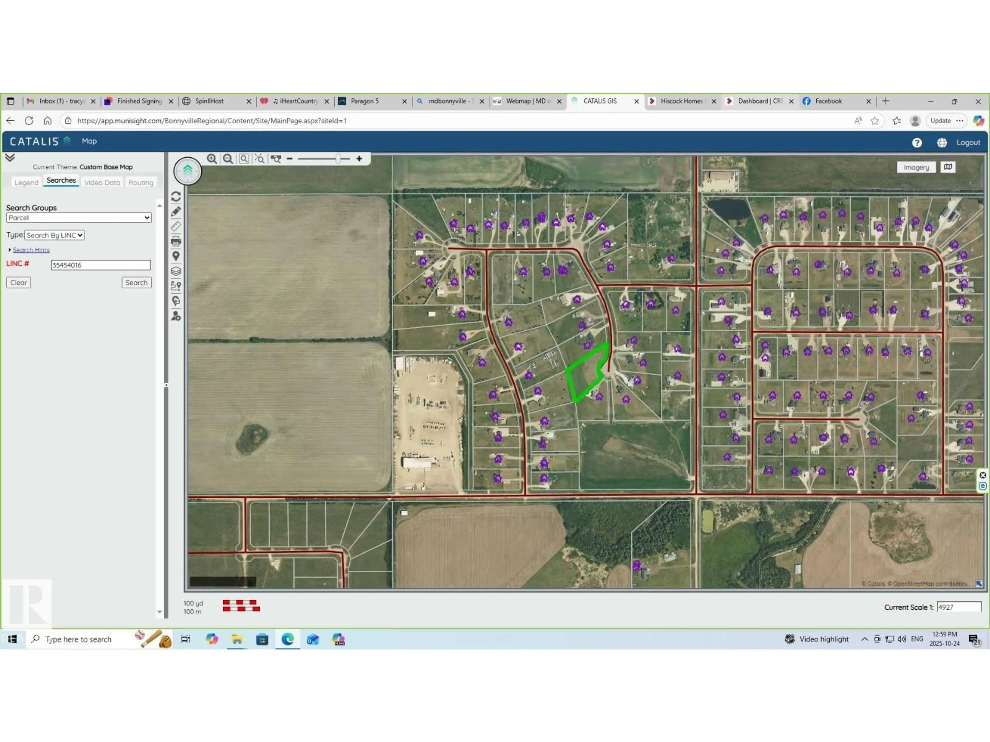 Picture of a map for 63212 RANGE ROAD 423, Rural Bonnyville M.D. Alberta T9M1P1