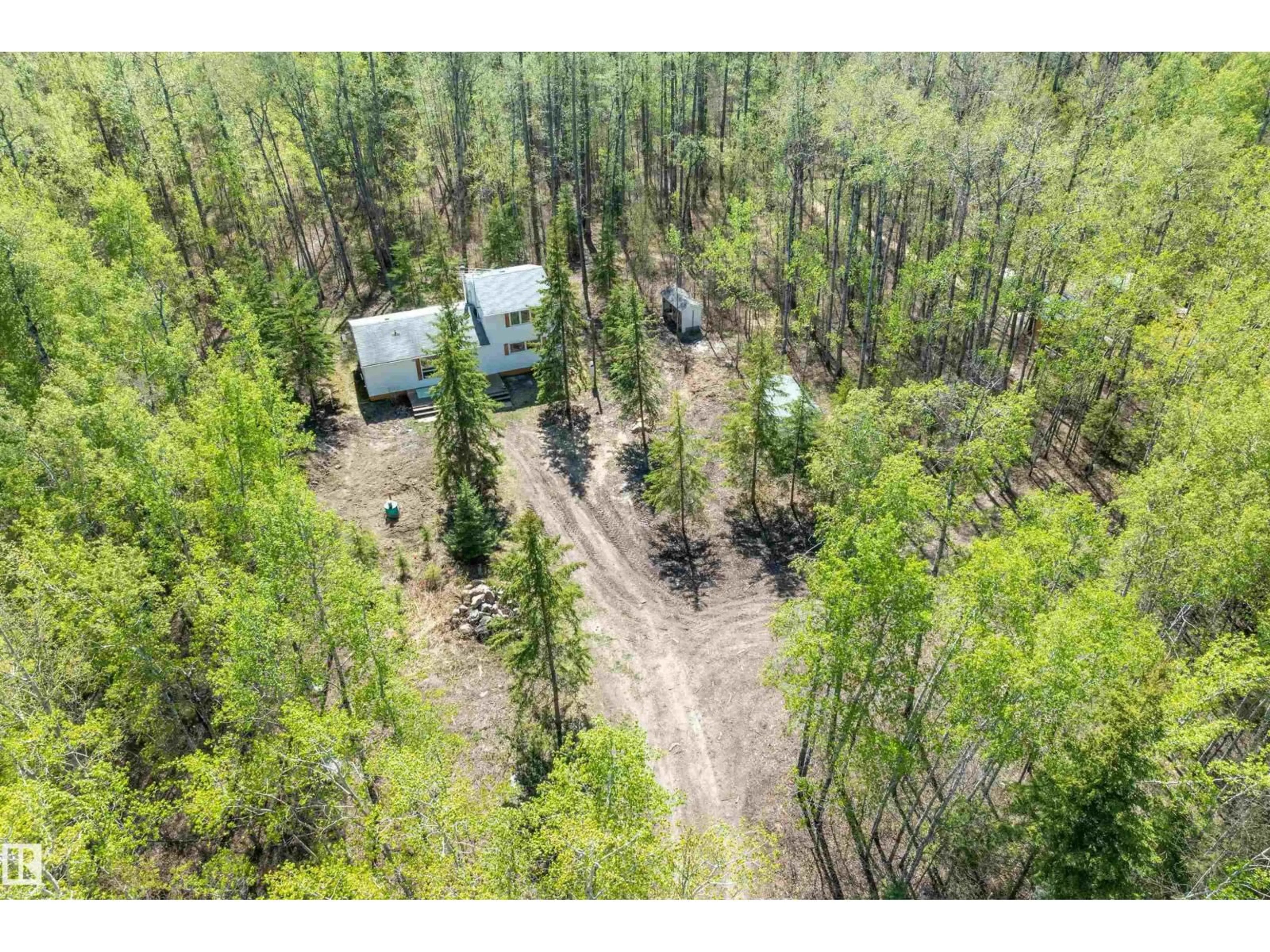 A pic from outside/outdoor area/front of a property/back of a property/a pic from drone, forest/trees view for 274022 TWP ROAD 480, Rural Wetaskiwin County Alberta T0C2P0