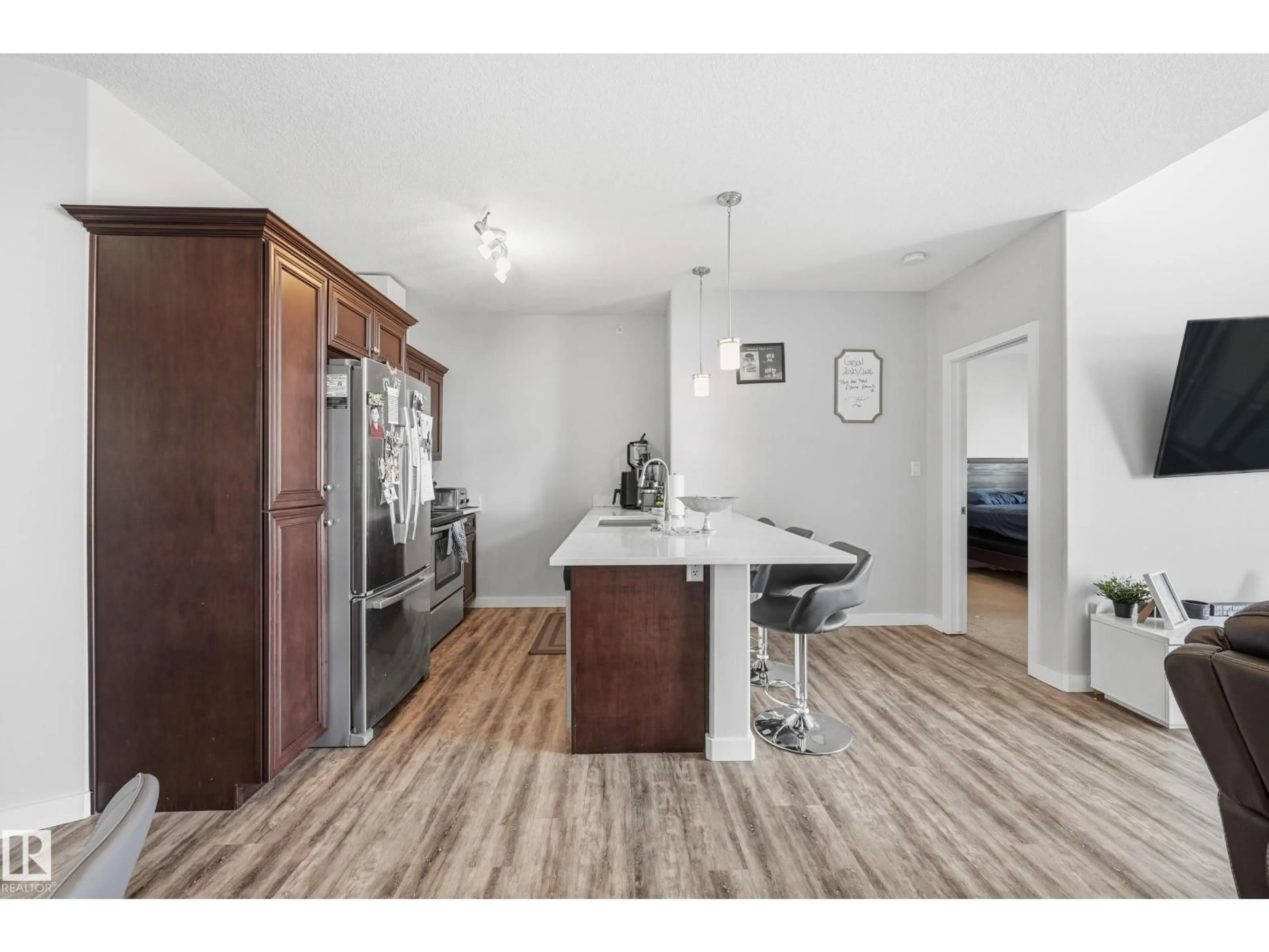 Open concept kitchen, unknown for 304 - 411 AMBLESIDE LINK LI, Edmonton Alberta T6W0V2