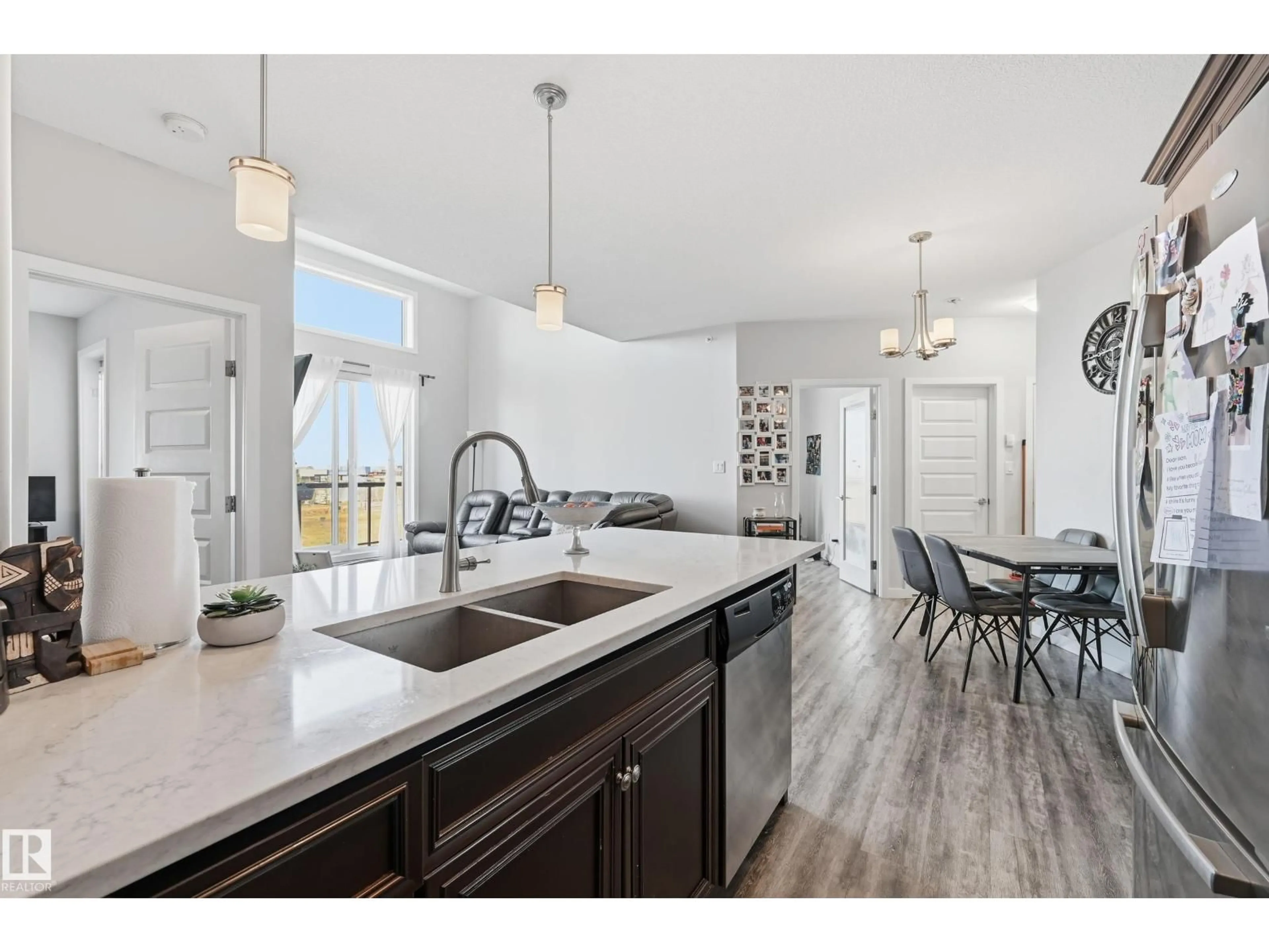 Open concept kitchen, unknown for 304 - 411 AMBLESIDE LINK LI, Edmonton Alberta T6W0V2