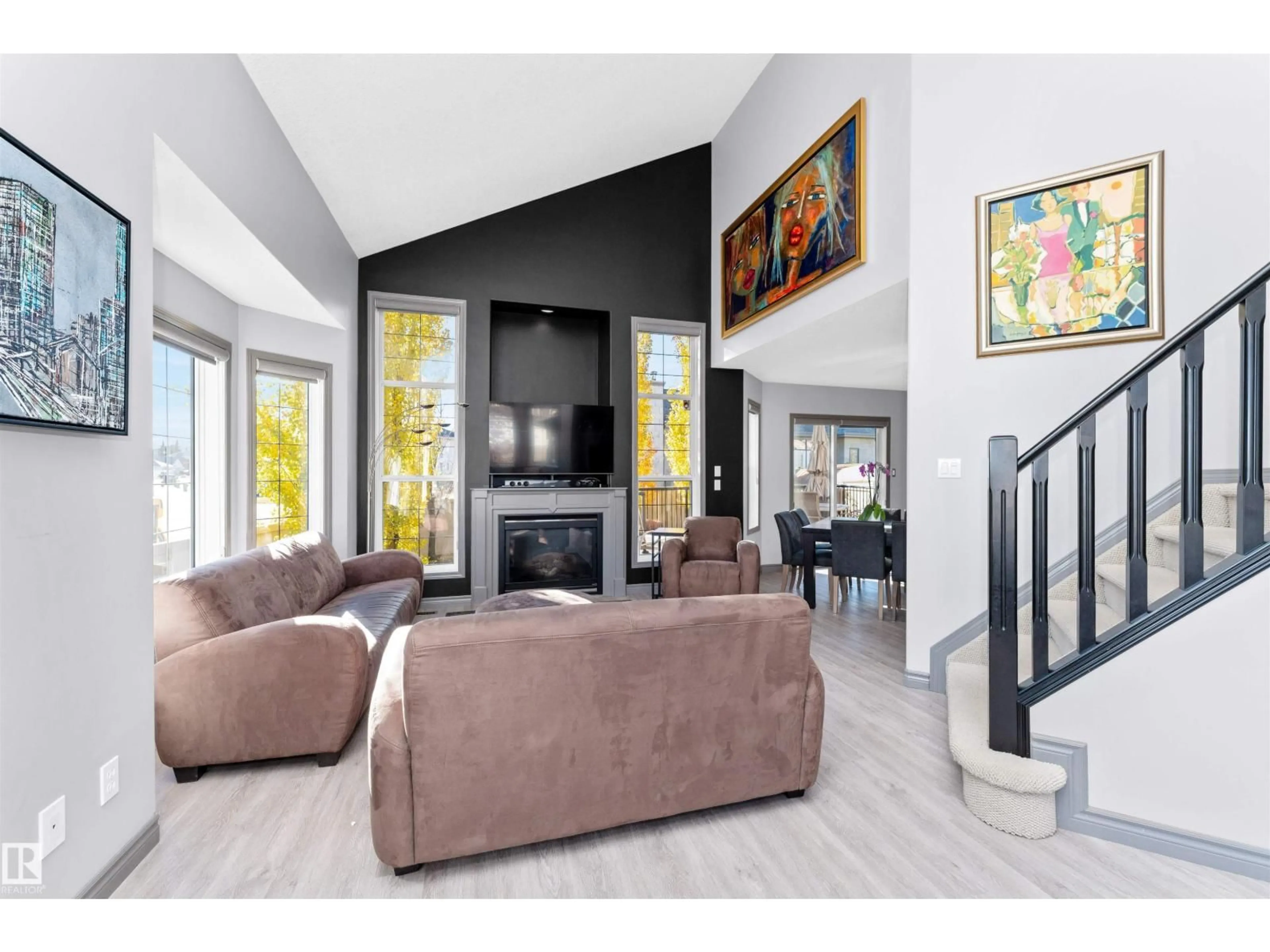 Living room with furniture, unknown for 1017 LEGER BV, Edmonton Alberta T6R2T1