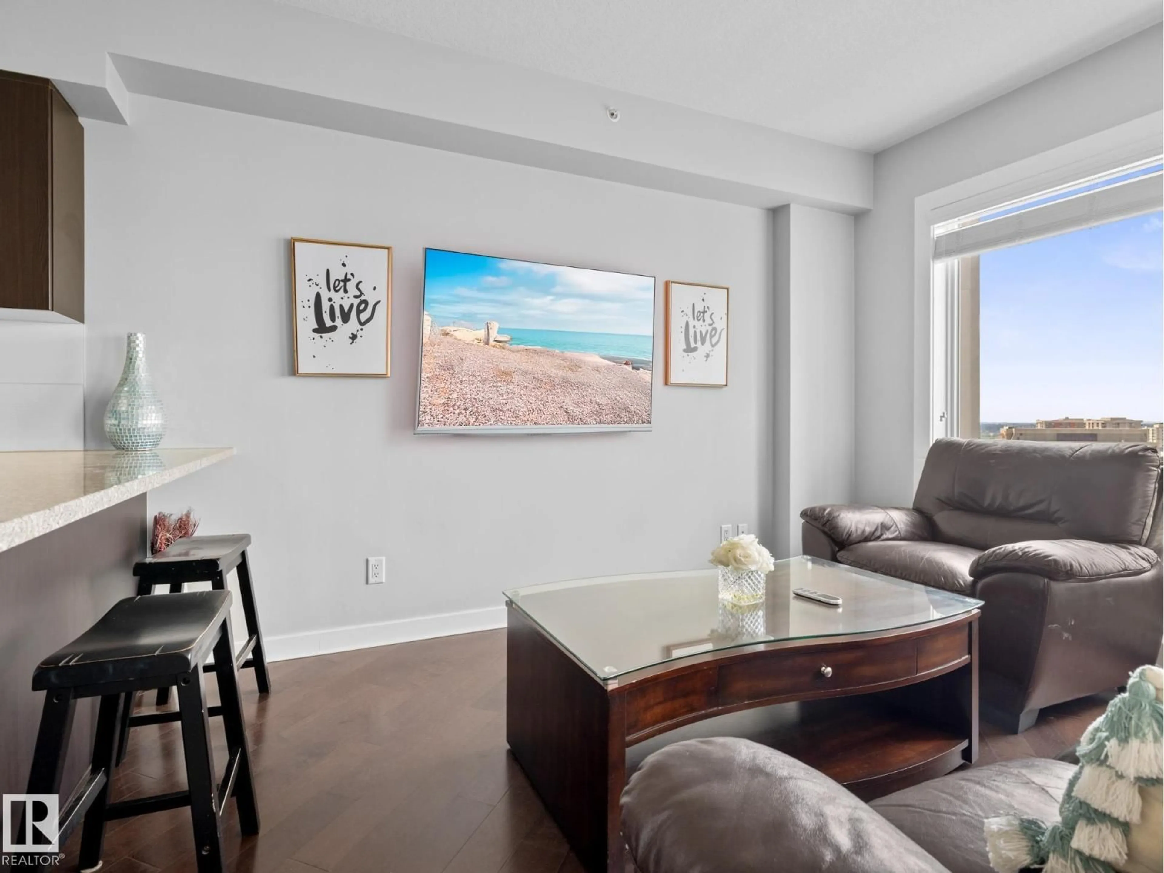 Living room with furniture, unknown for 10152 - 1201 104 ST, Edmonton Alberta T5J0B6