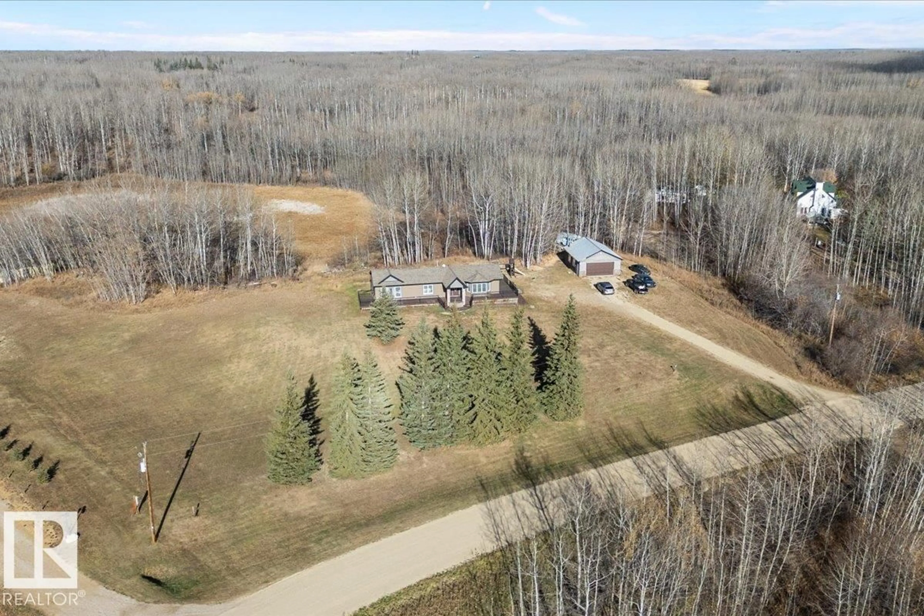 A pic from outside/outdoor area/front of a property/back of a property/a pic from drone, unknown for 121 - 50514 RANGE ROAD 202, Rural Beaver County Alberta T0B4J2