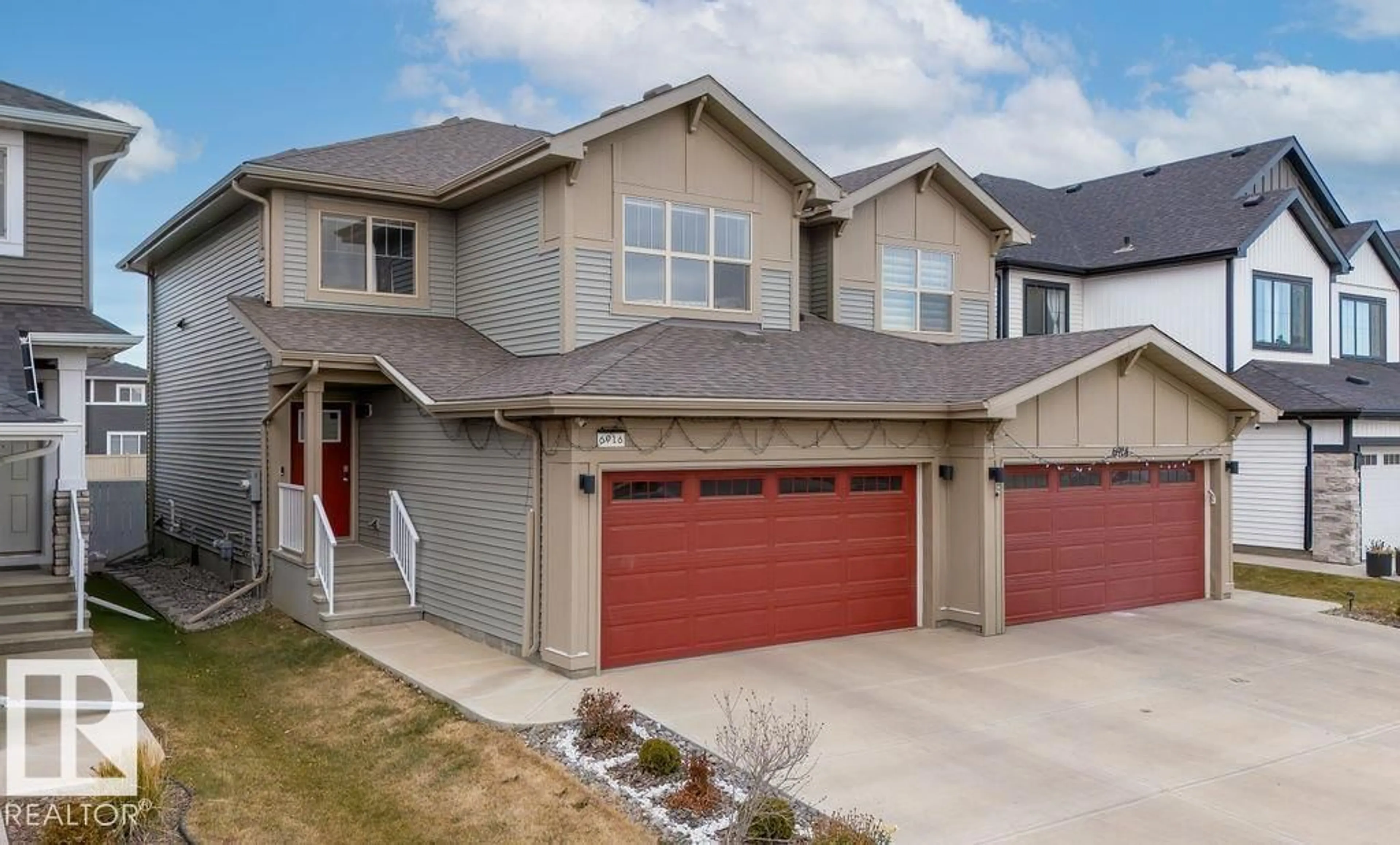 Home with brick exterior material, street for 6916 52 AV, Beaumont Alberta T4X2Z3