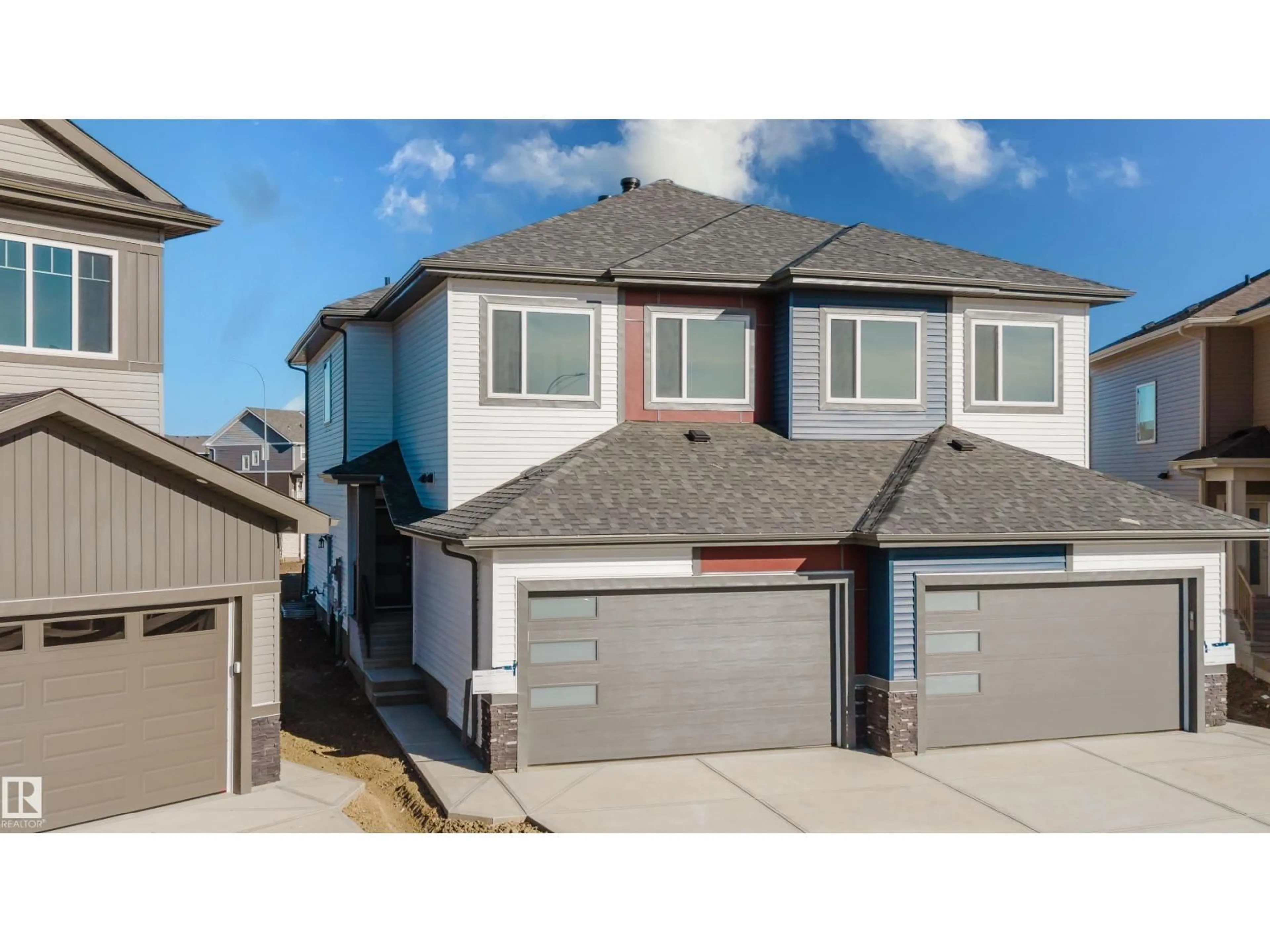 Home with vinyl exterior material, street for 132 MITCHELL BN, Leduc Alberta T9E1T5